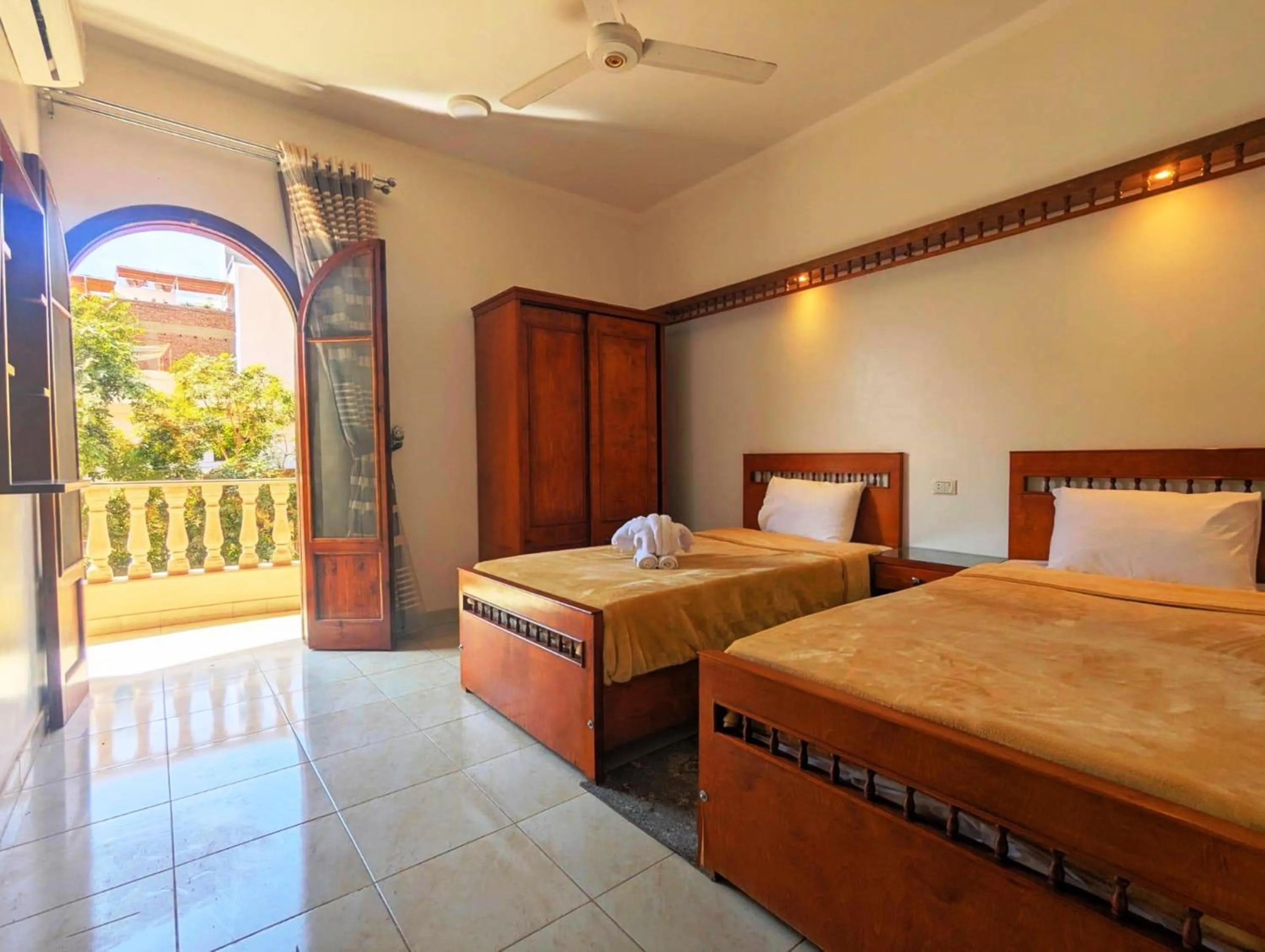 Bed in Mikhaila Guest House