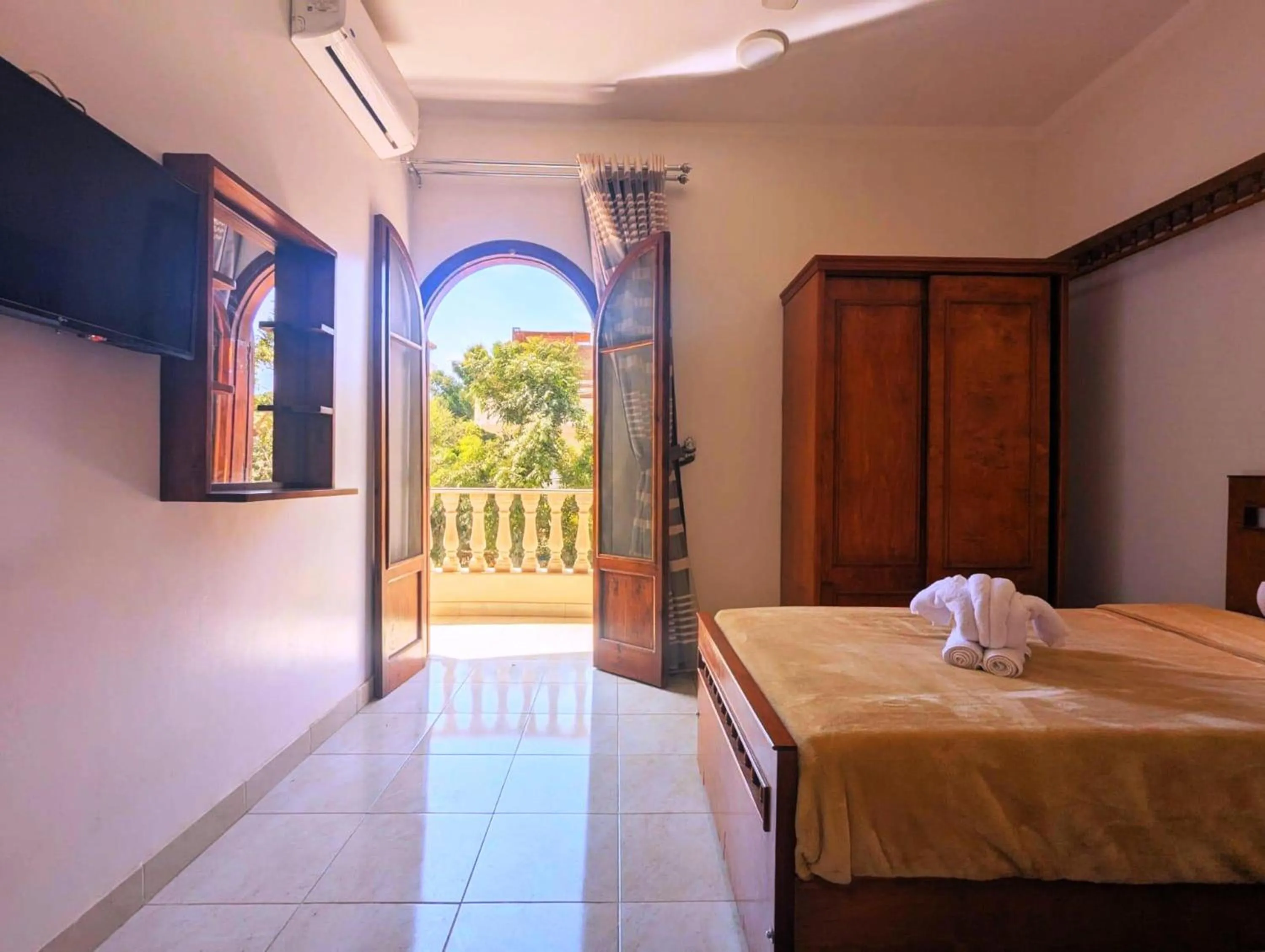 Bed in Mikhaila Guest House