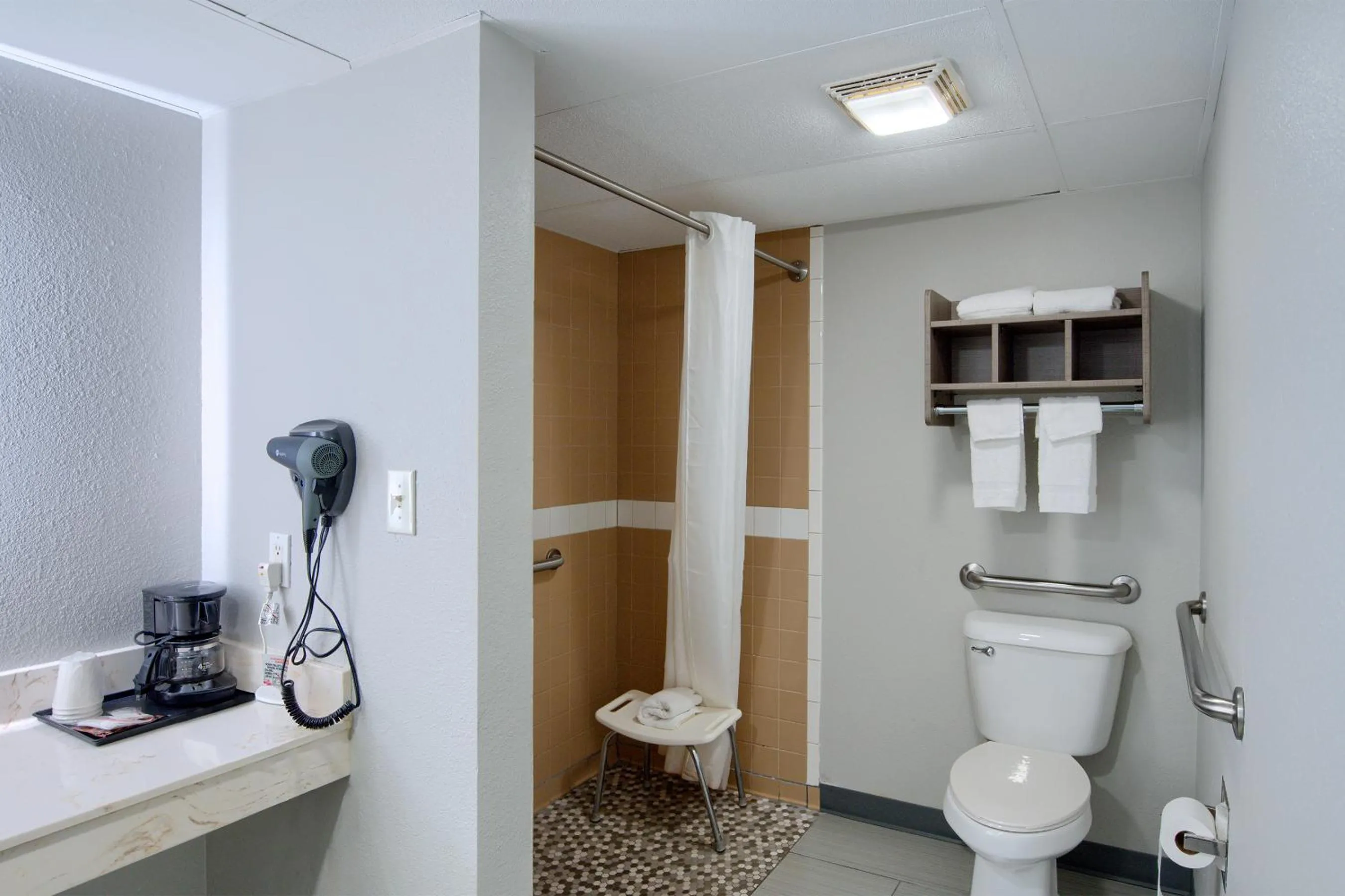 Shower in Hot Springs Village Inn