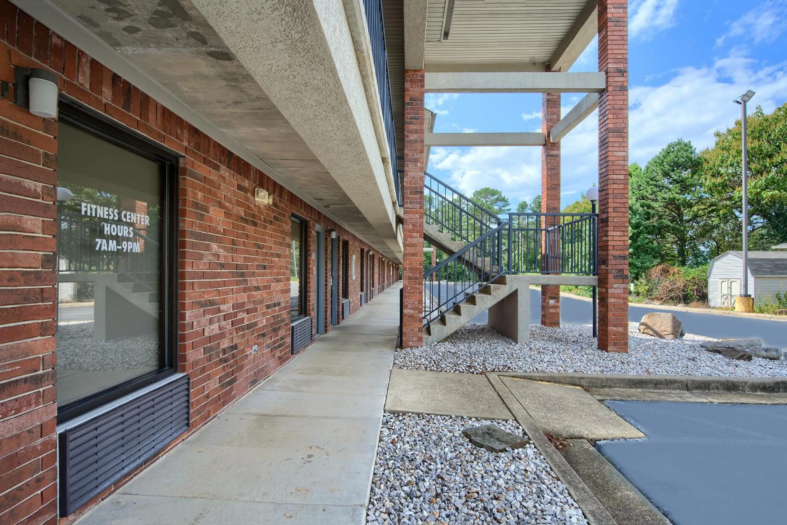 Fitness centre/facilities in Hot Springs Village Inn