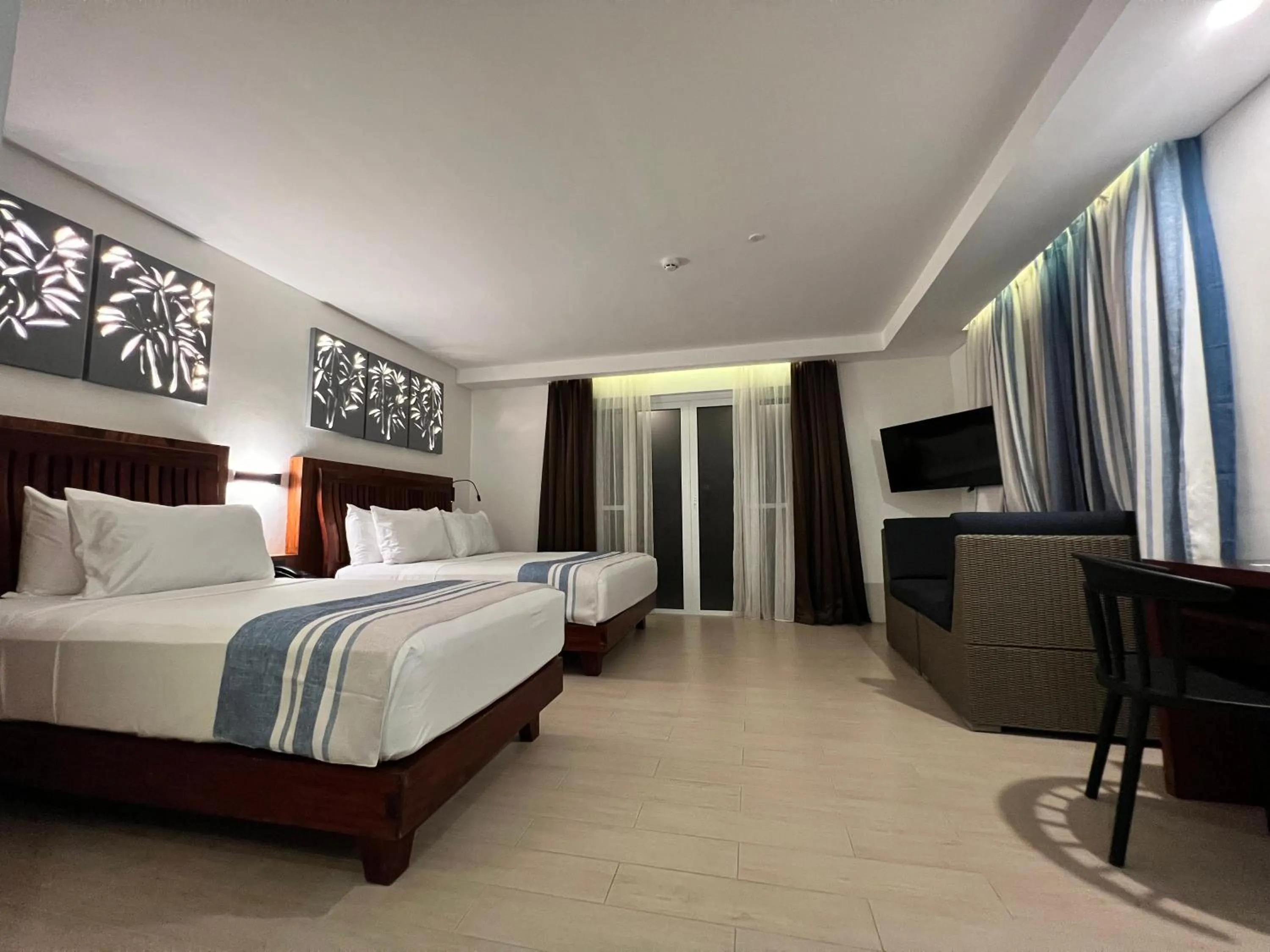 Bed in Aira Boracay Hotel