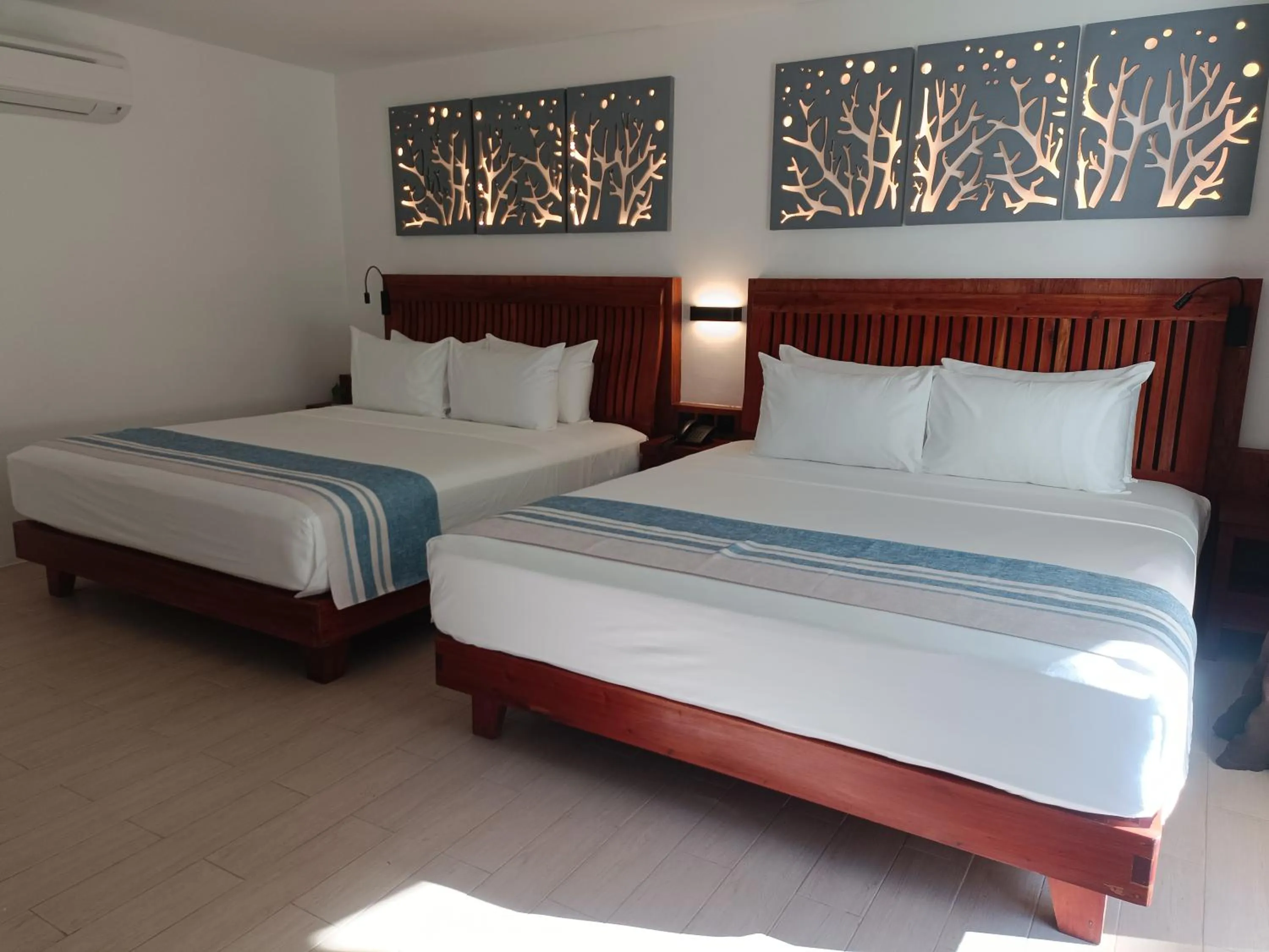 Bed in Aira Boracay Hotel