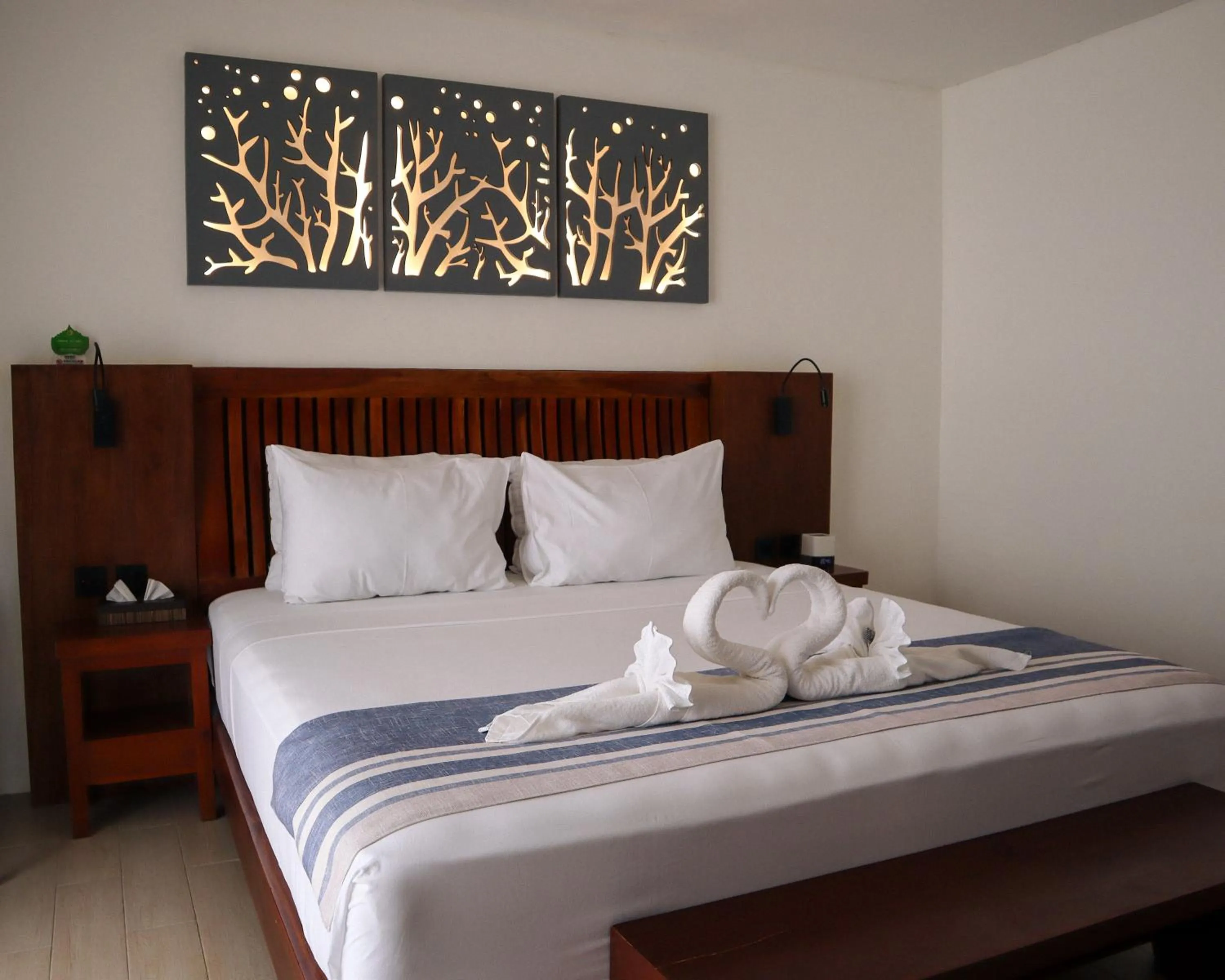 Bed in Aira Boracay Hotel