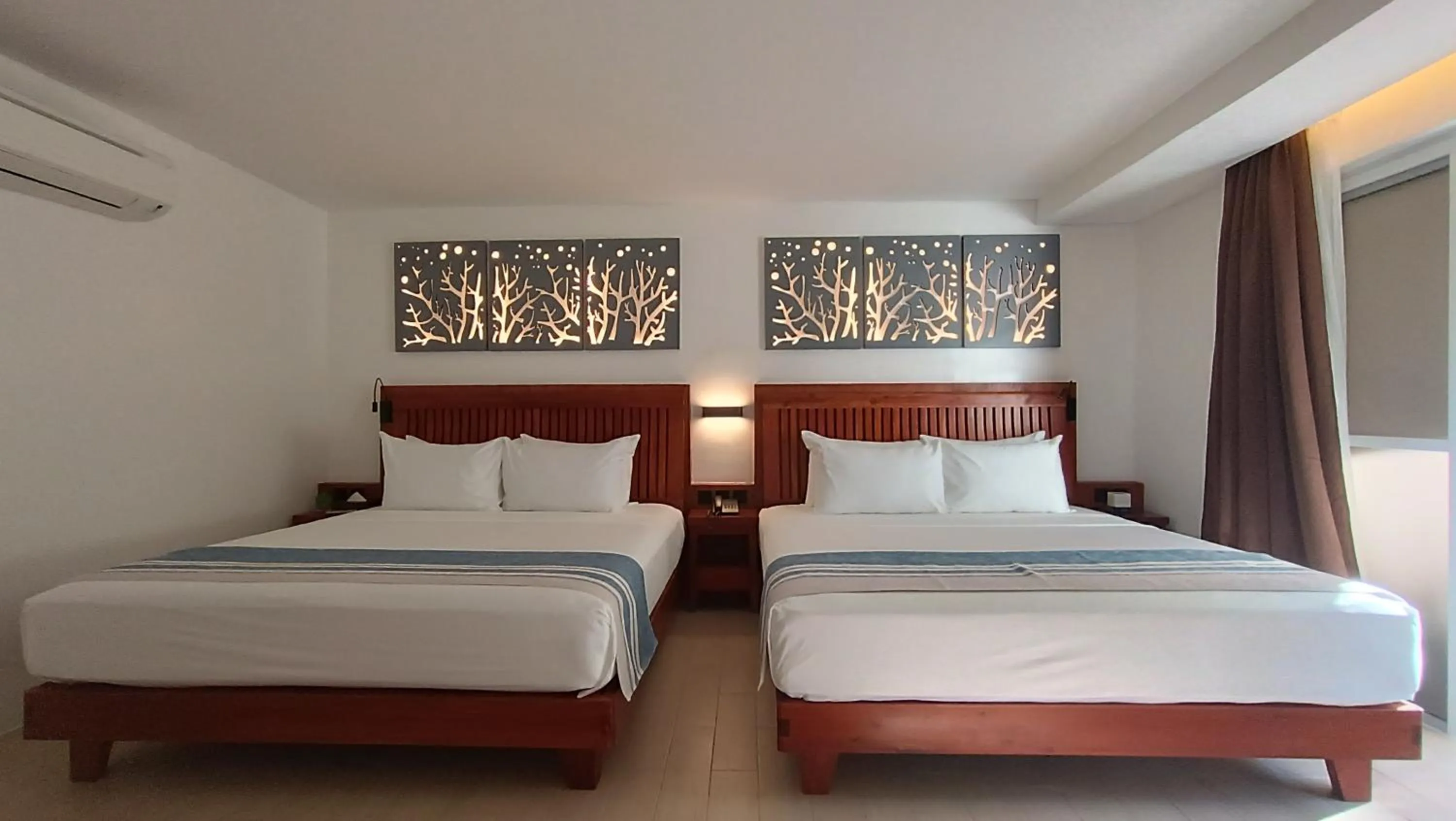 Bed in Aira Boracay Hotel