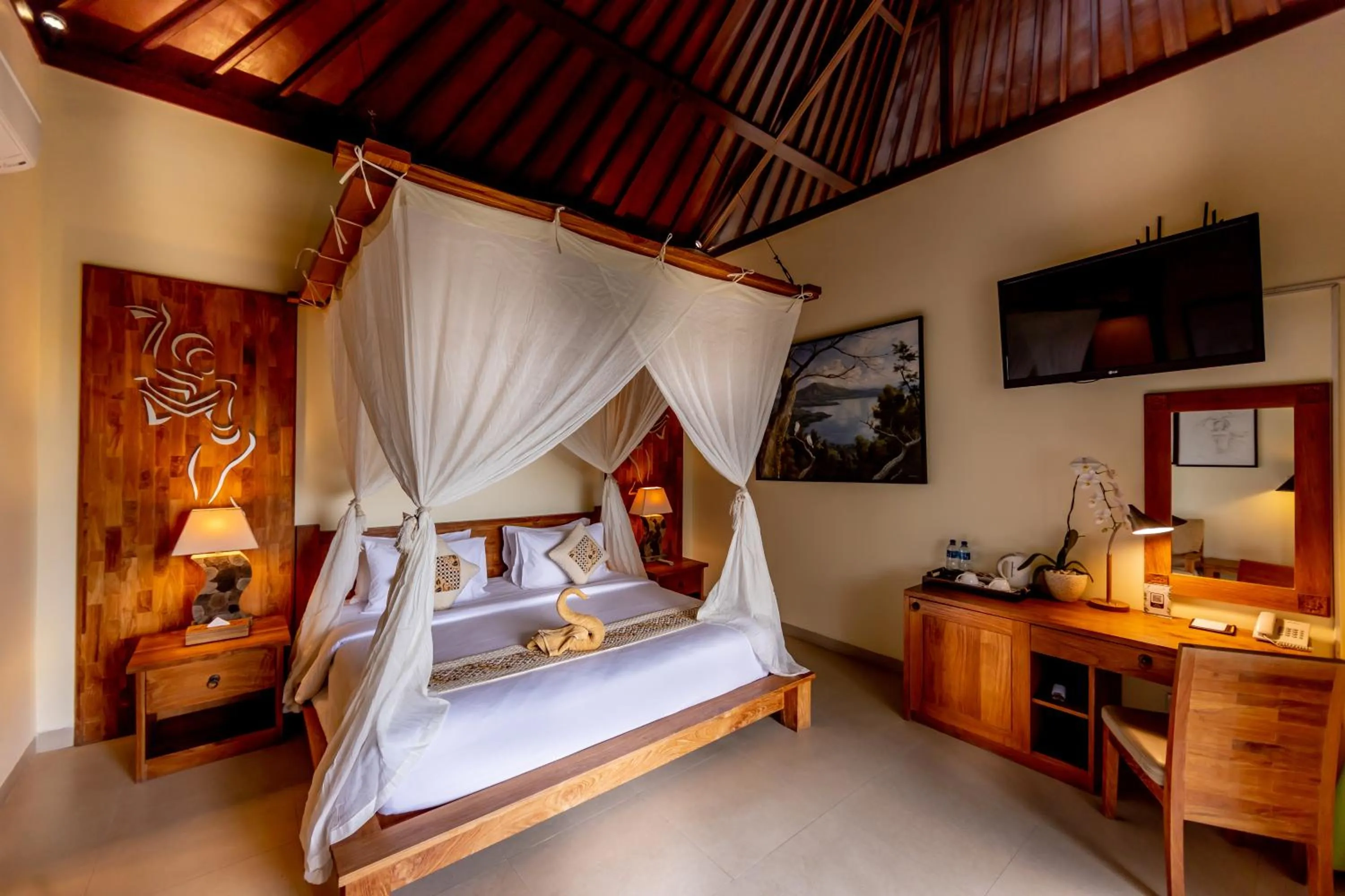 Bedroom, Bed in Anumana Village Ubud