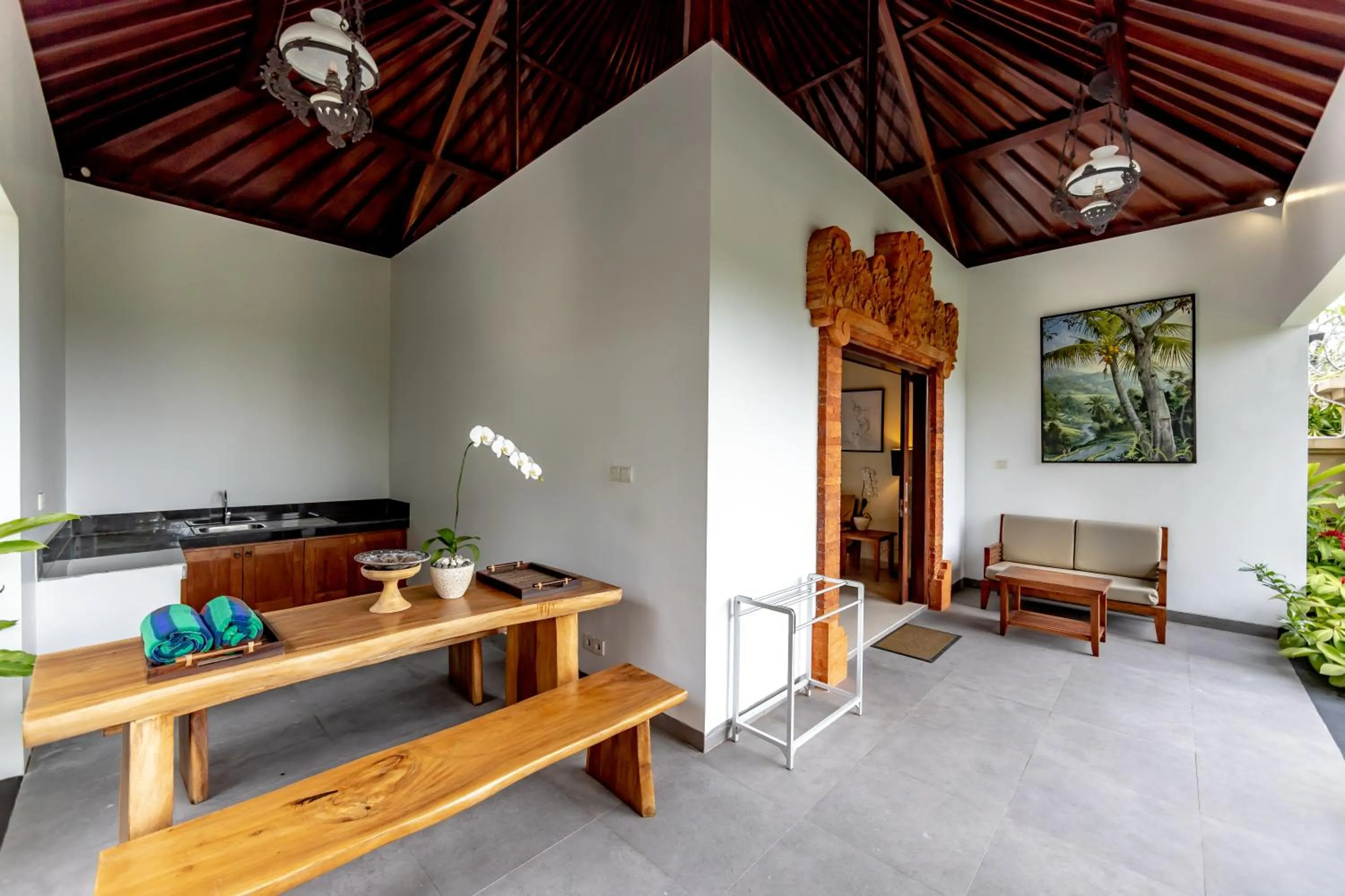 Balcony/Terrace in Anumana Village Ubud