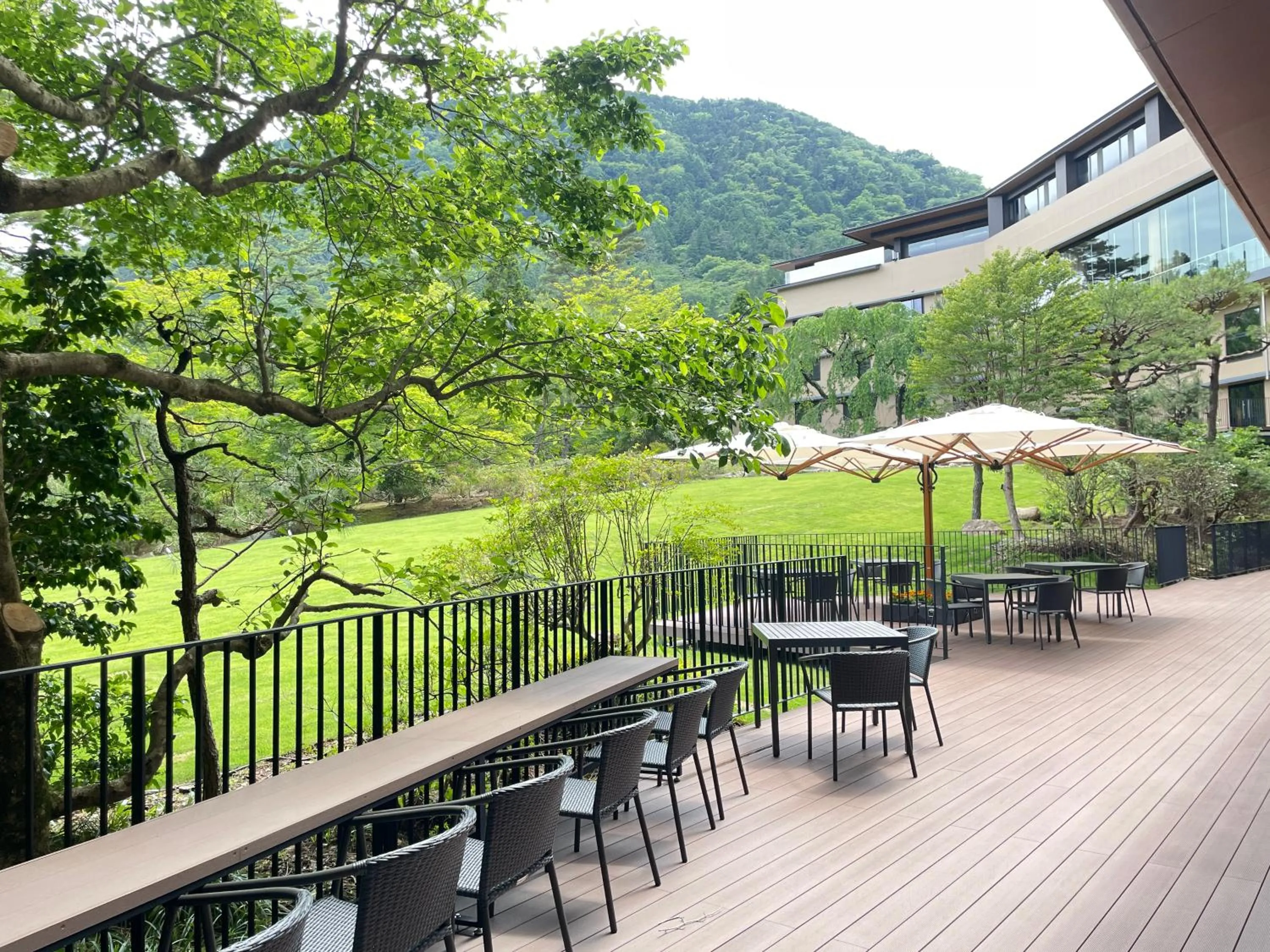 Balcony/Terrace in Hakone Kowakien Hotel