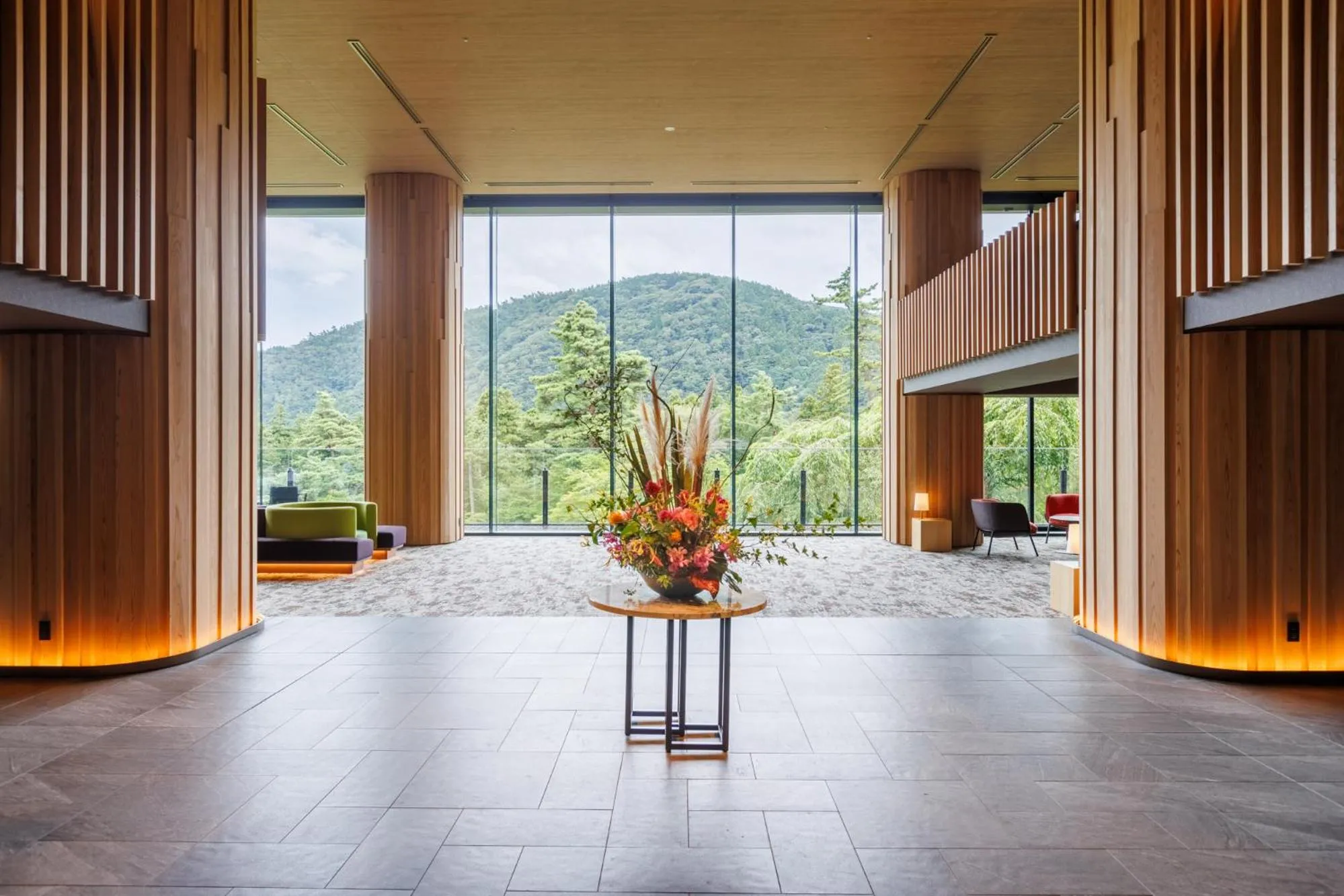 Lobby or reception in Hakone Kowakien Hotel