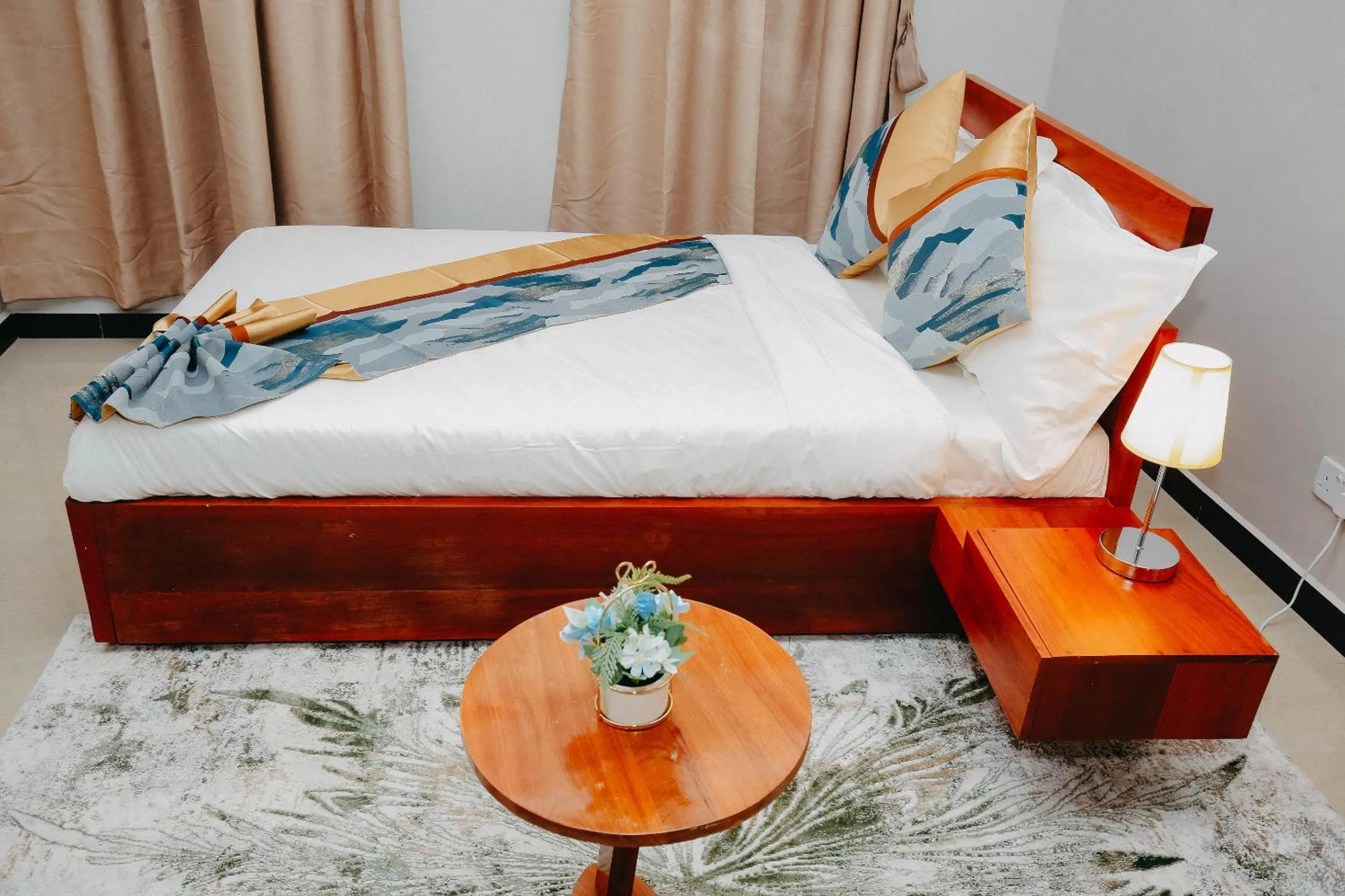 Bed in Inoga Luxury Hotel