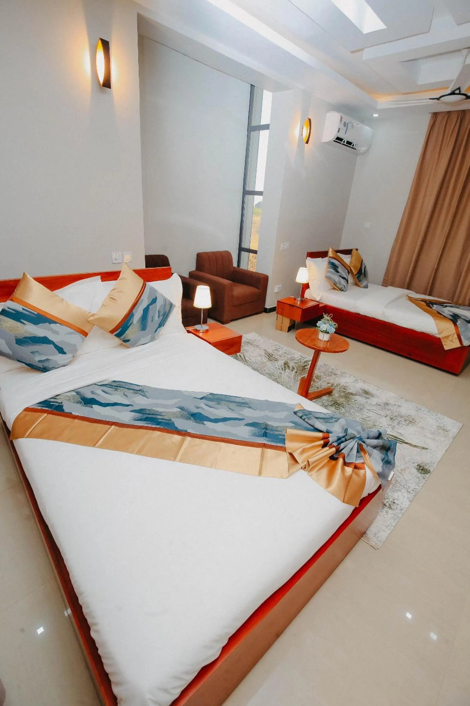 Bed in Inoga Luxury Hotel