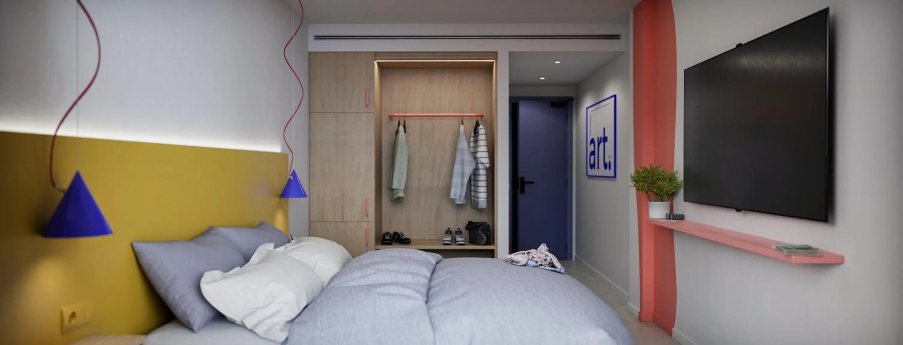 Bed in Coral Star Hotel