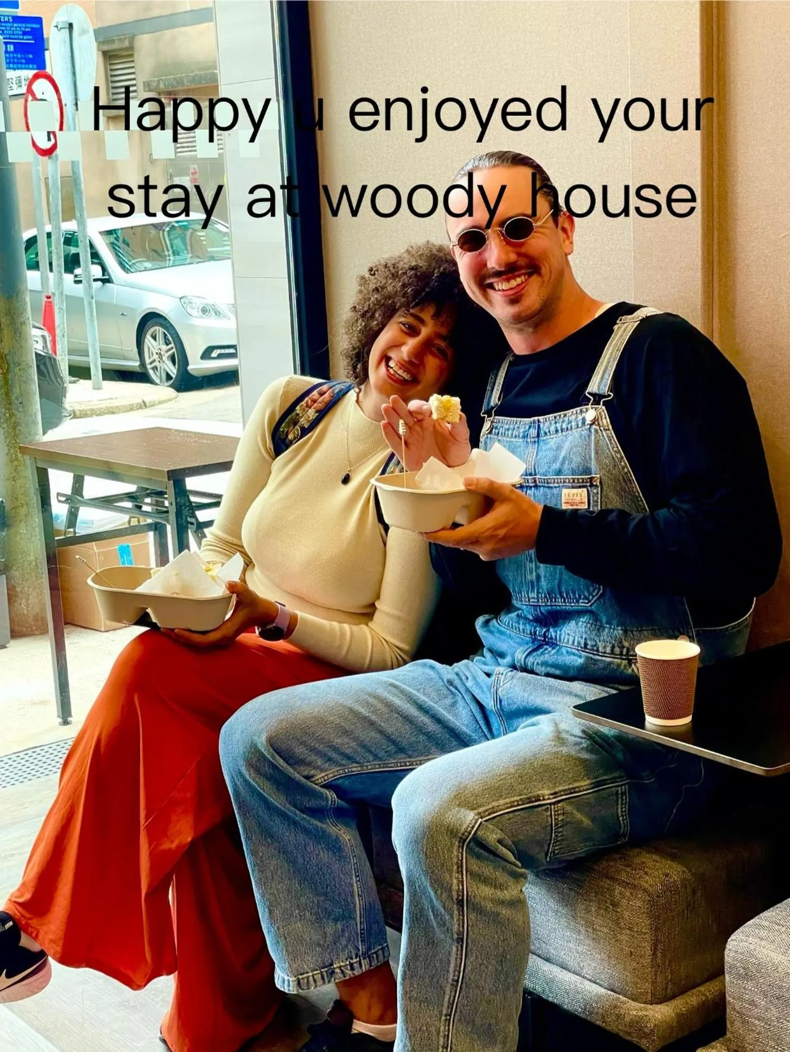 group of guests in 木居 Woody House