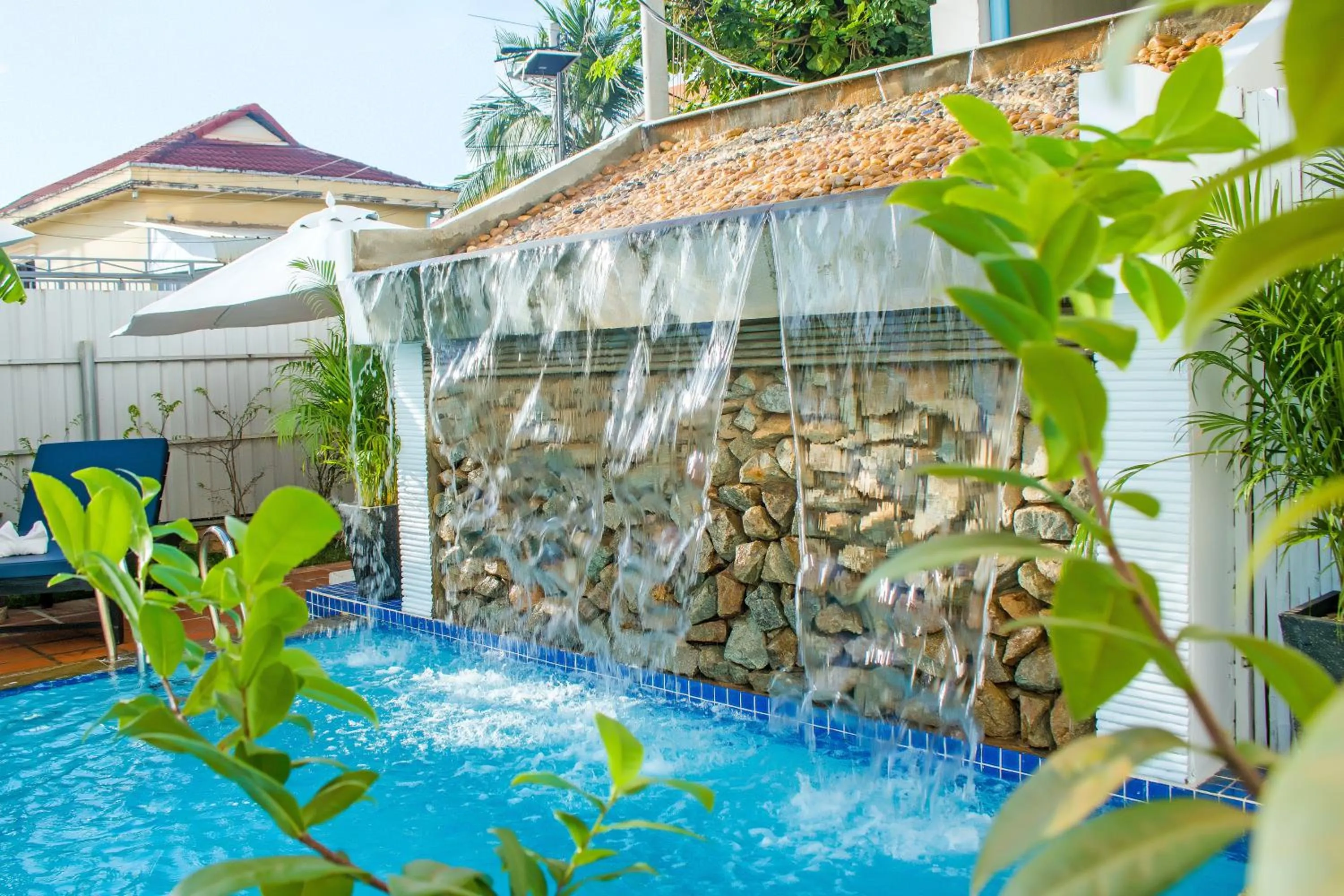Pool view in The Blanc Residence