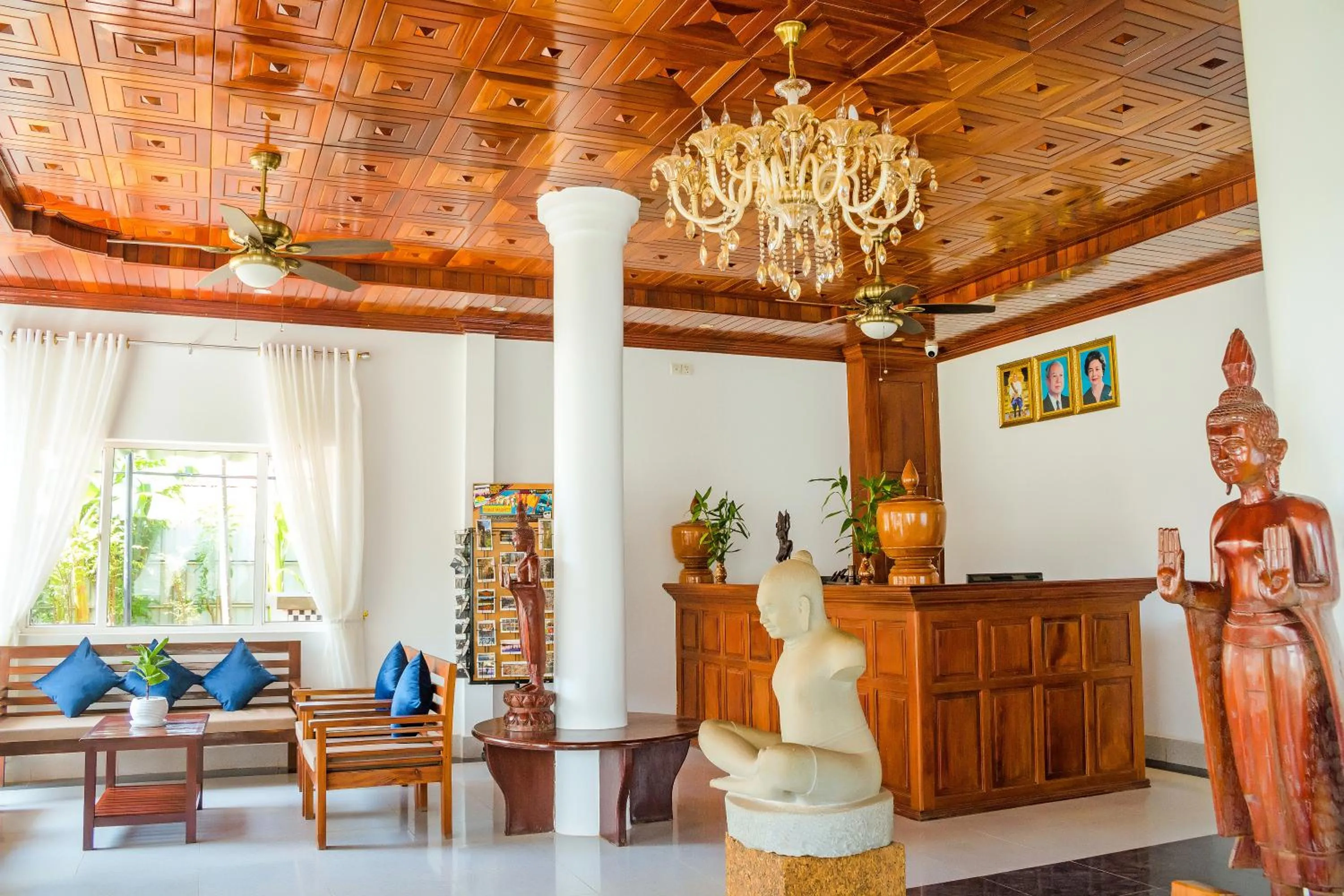 Lobby or reception in The Blanc Residence