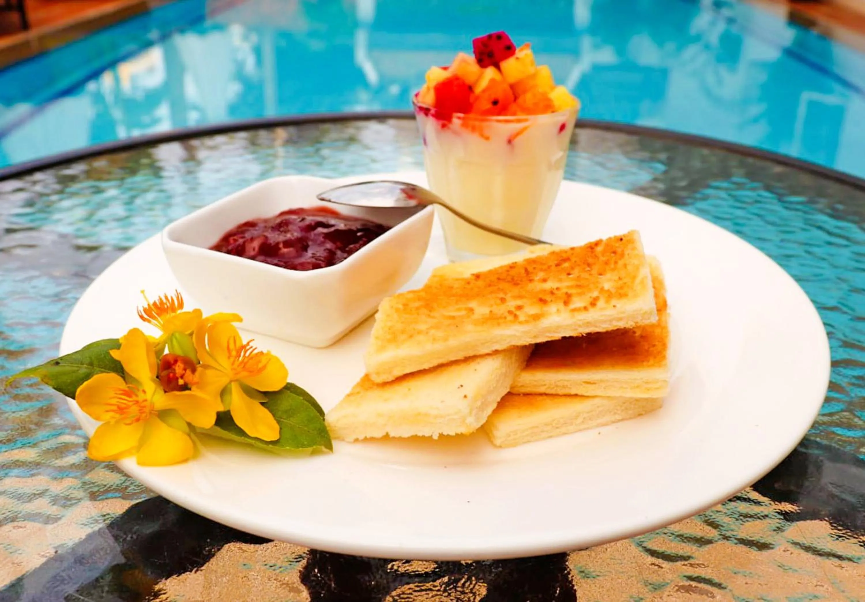 Restaurant/places to eat in The Blanc Residence