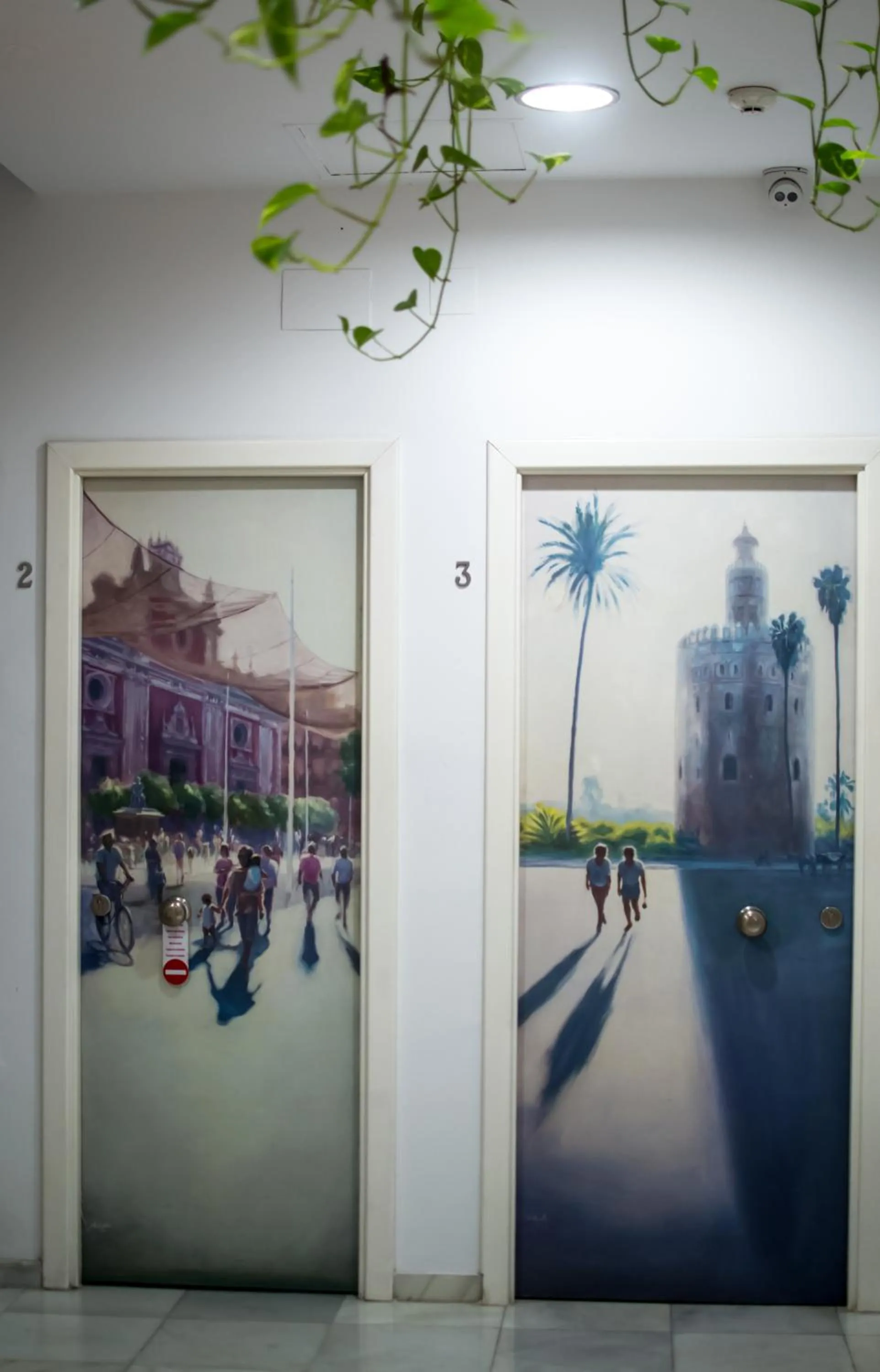 Decorative detail in Un Patio en Santa Cruz