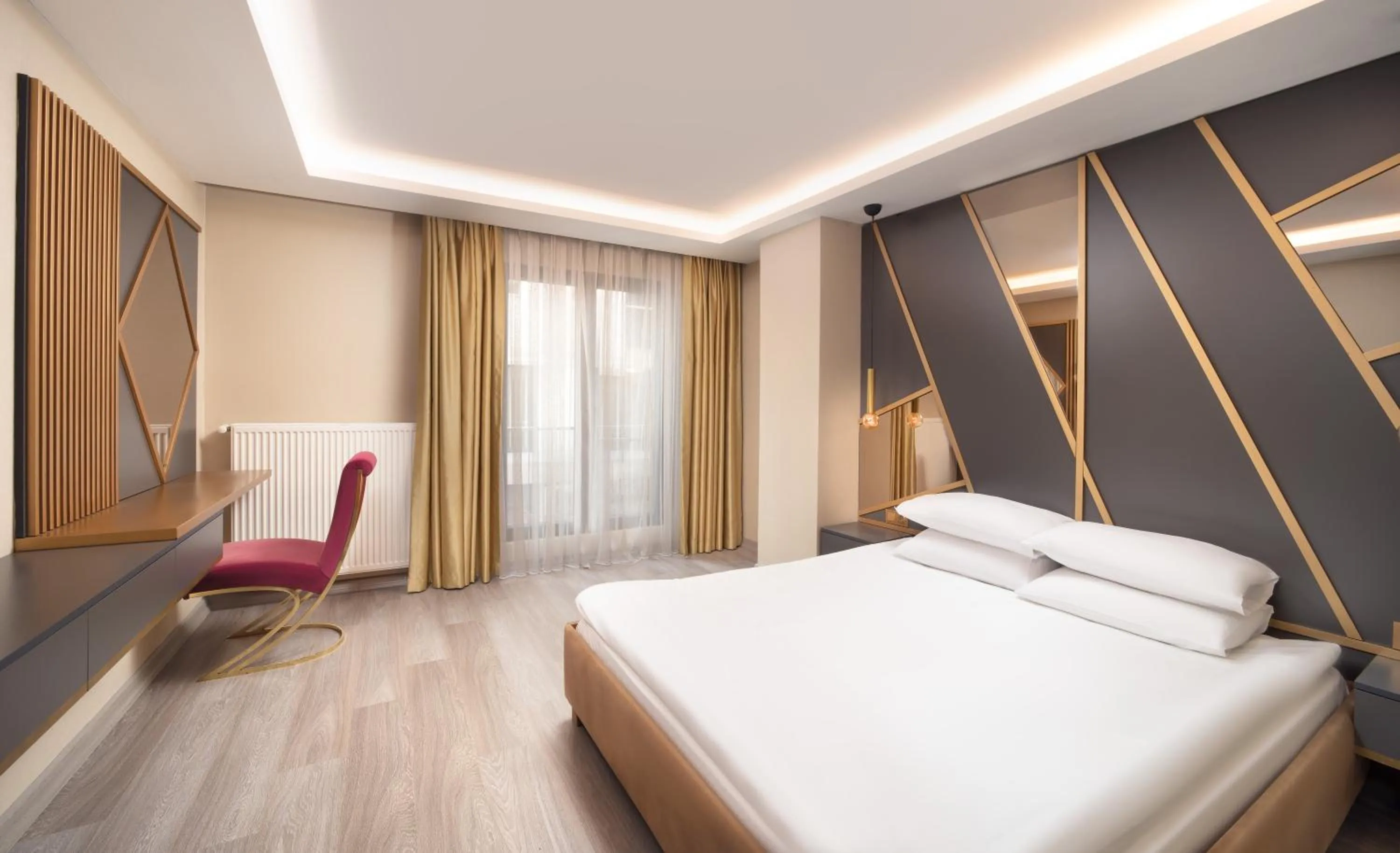 Bed in Park Çağlayan Hotel