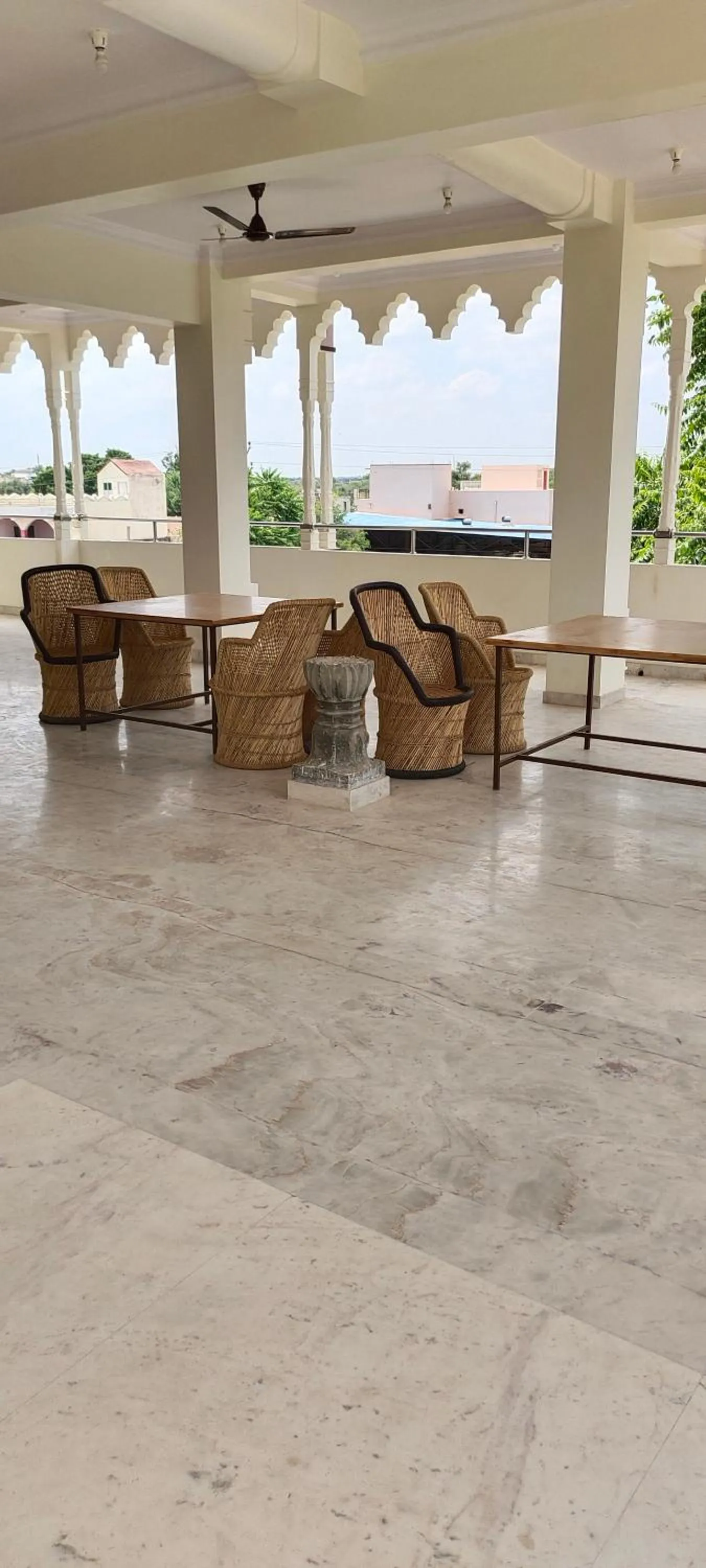 Patio in Hotel MSD Niwas