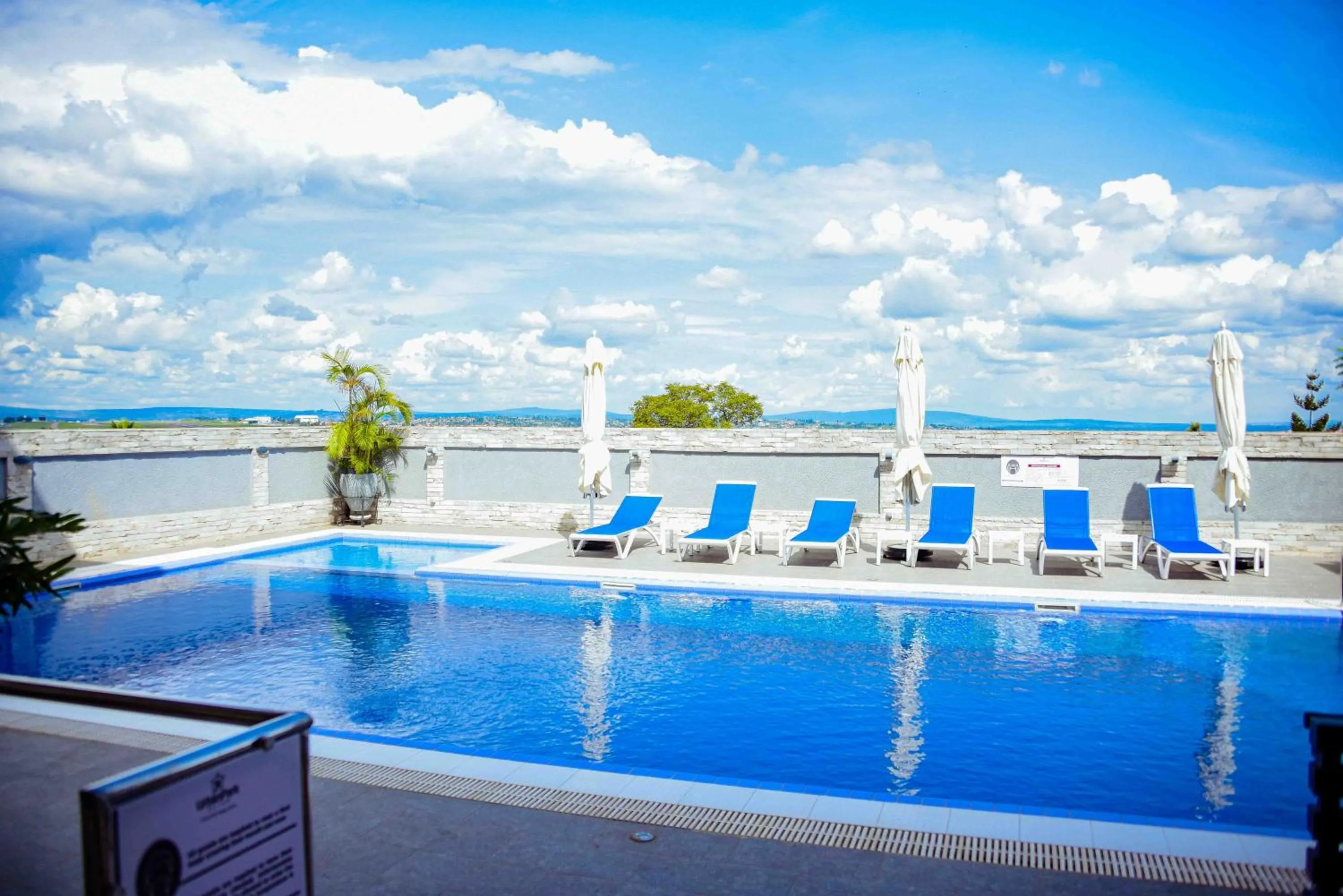 Pool view in Urban Park Suites Hotel