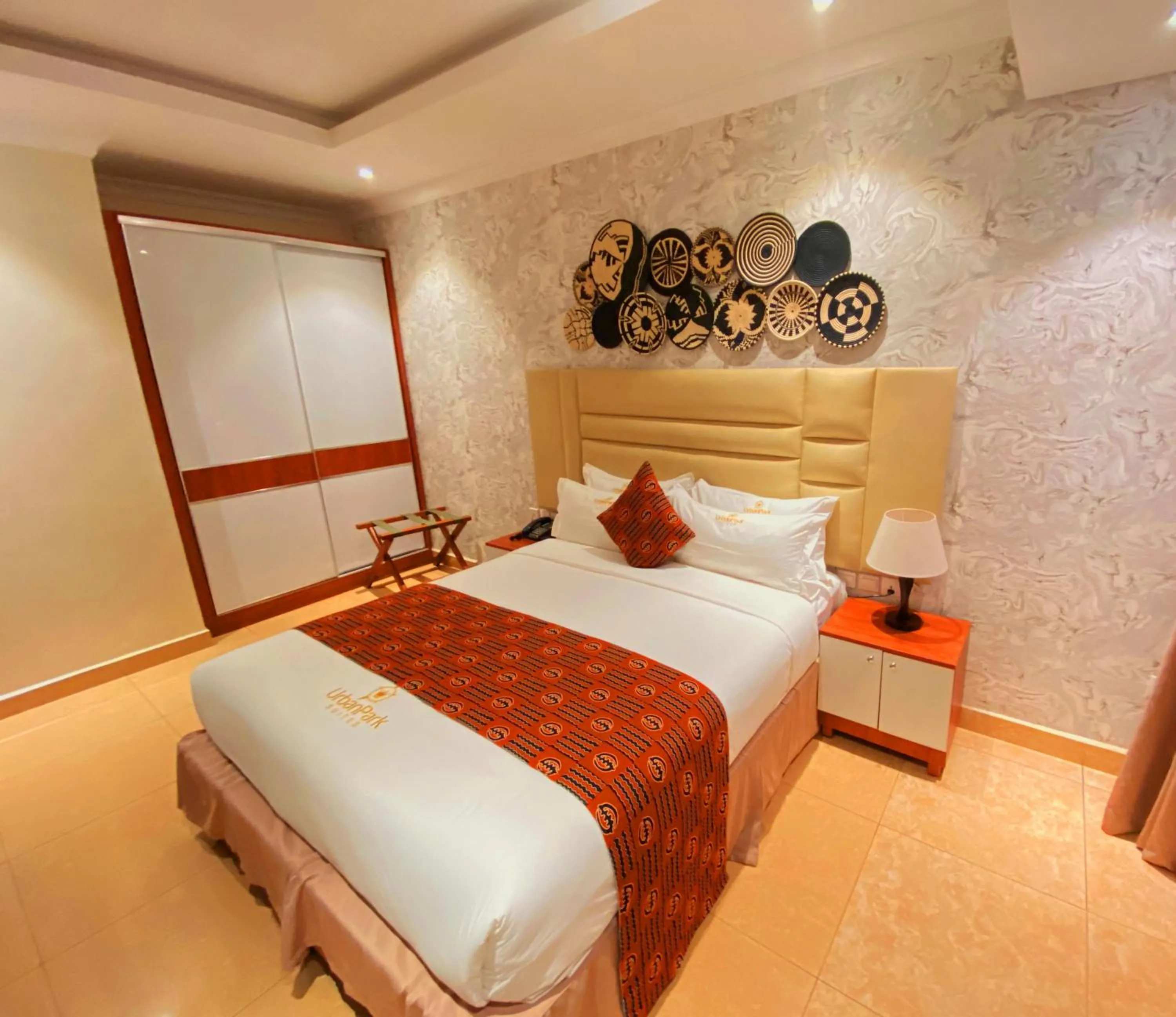 Bedroom, Bed in Urban Park Suites Hotel