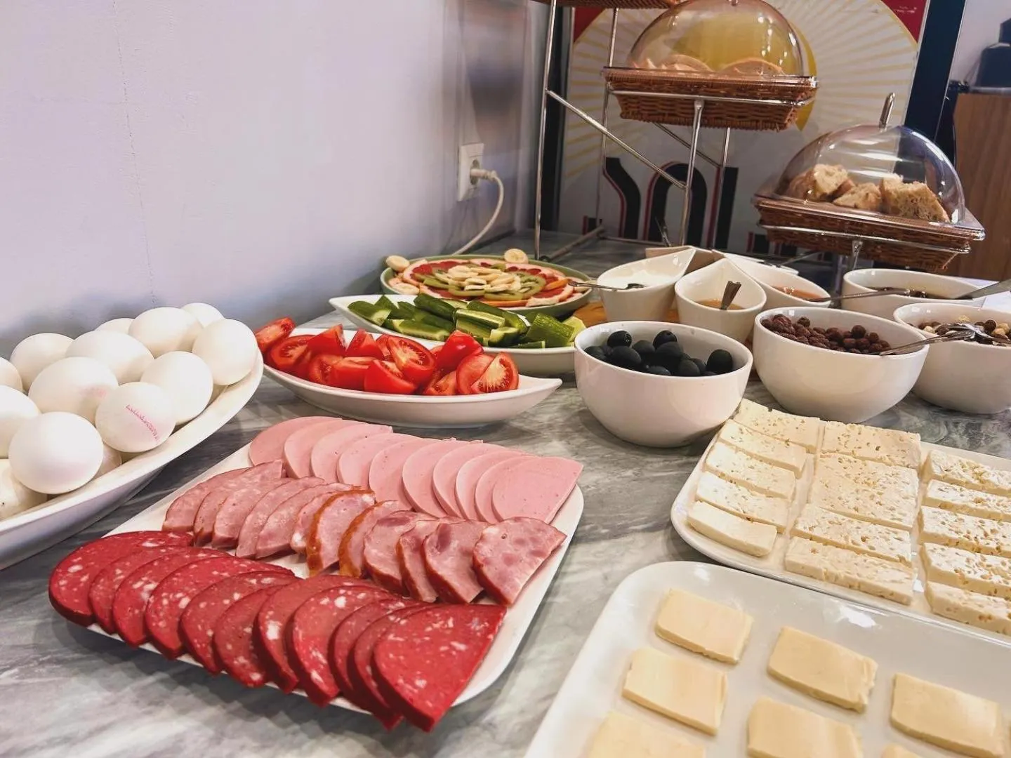 Breakfast in Dandelion Hotel Gudauri