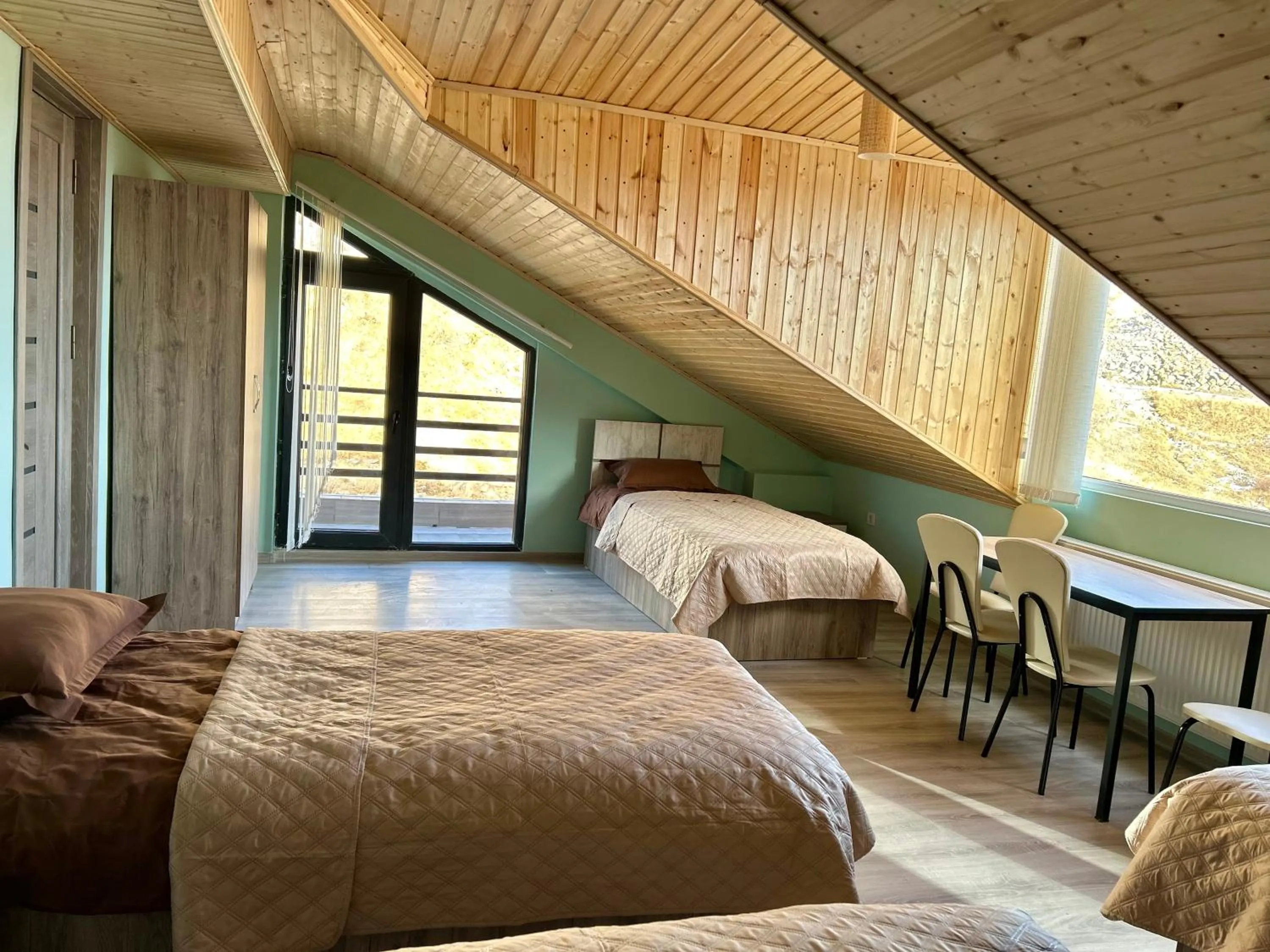 Bed in Dandelion Hotel Gudauri