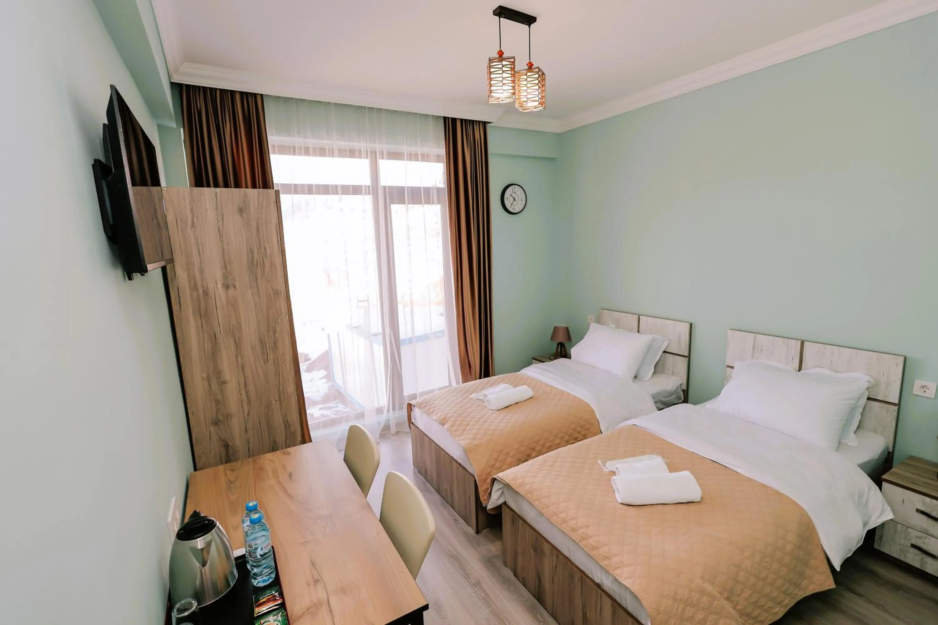 Bed in Dandelion Hotel Gudauri