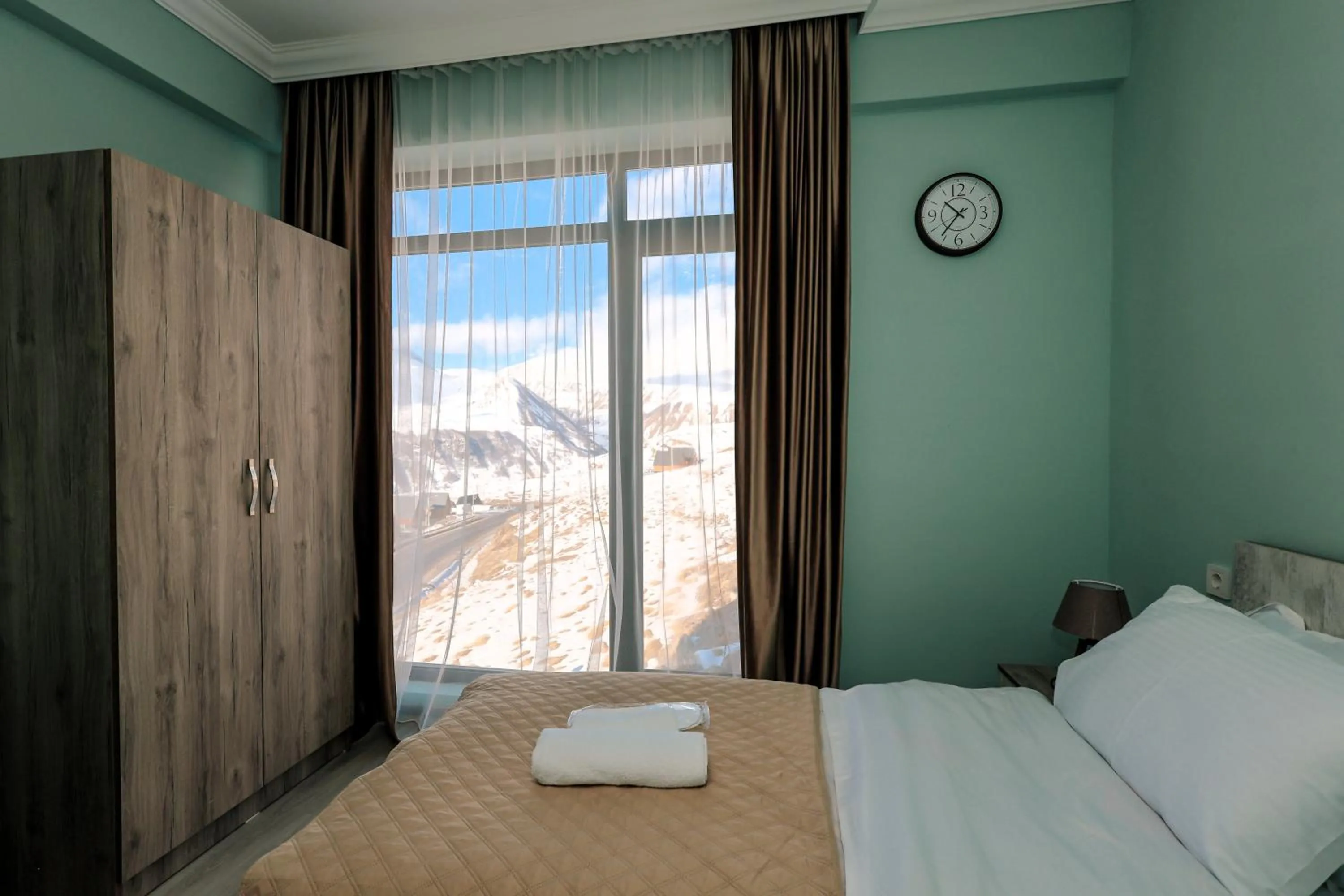 Bed in Dandelion Hotel Gudauri