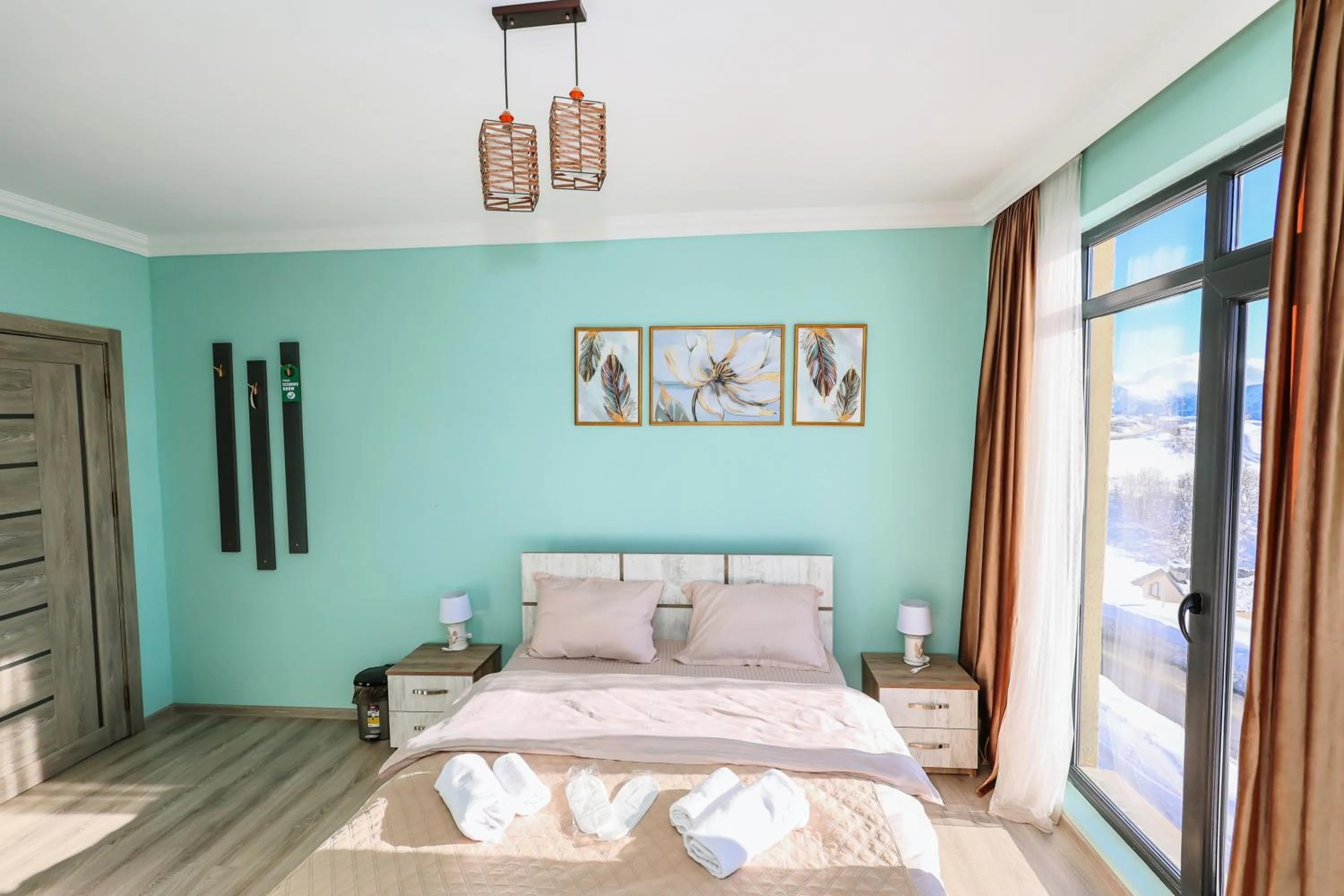 Bed in Dandelion Hotel Gudauri