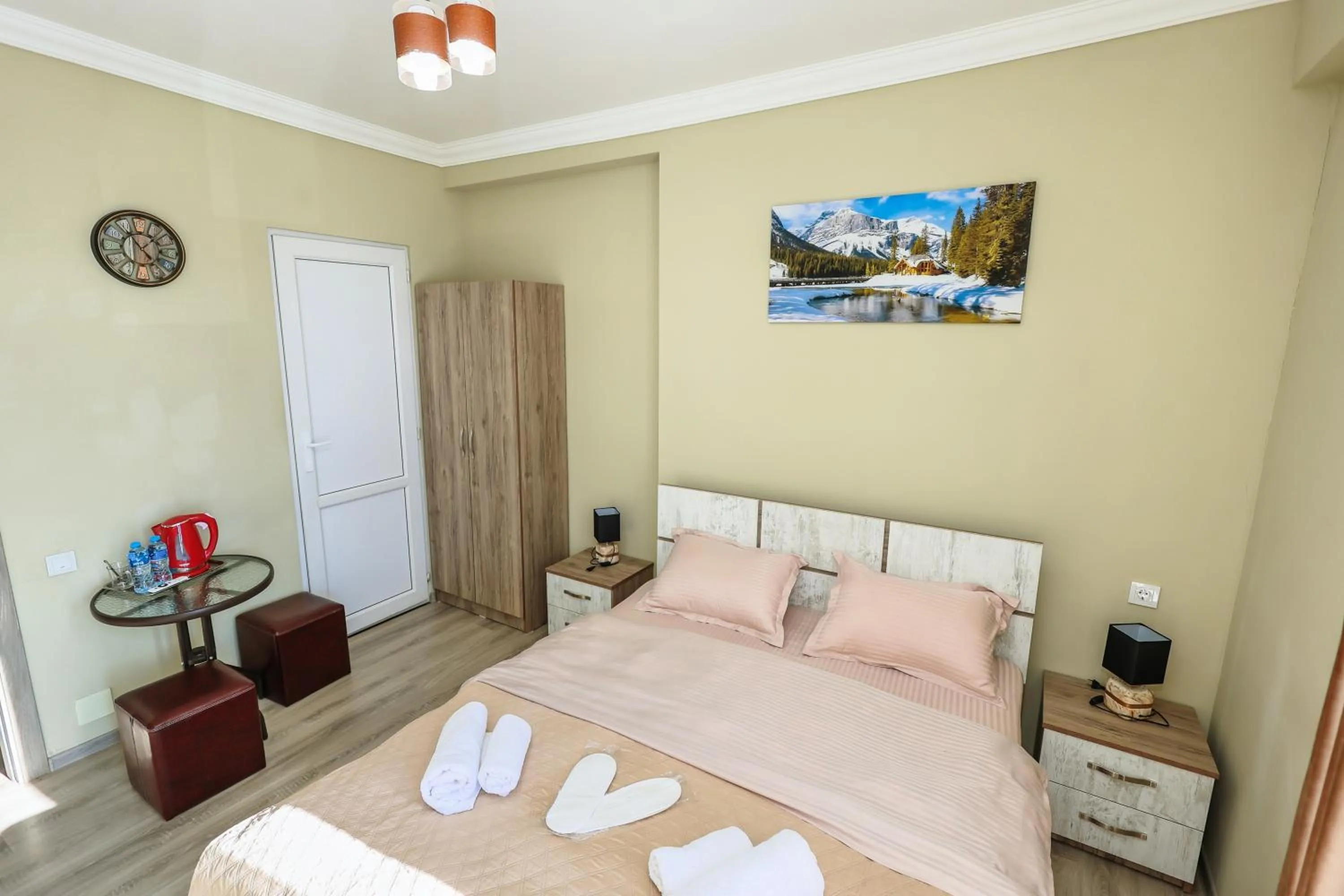 Bed in Dandelion Hotel Gudauri