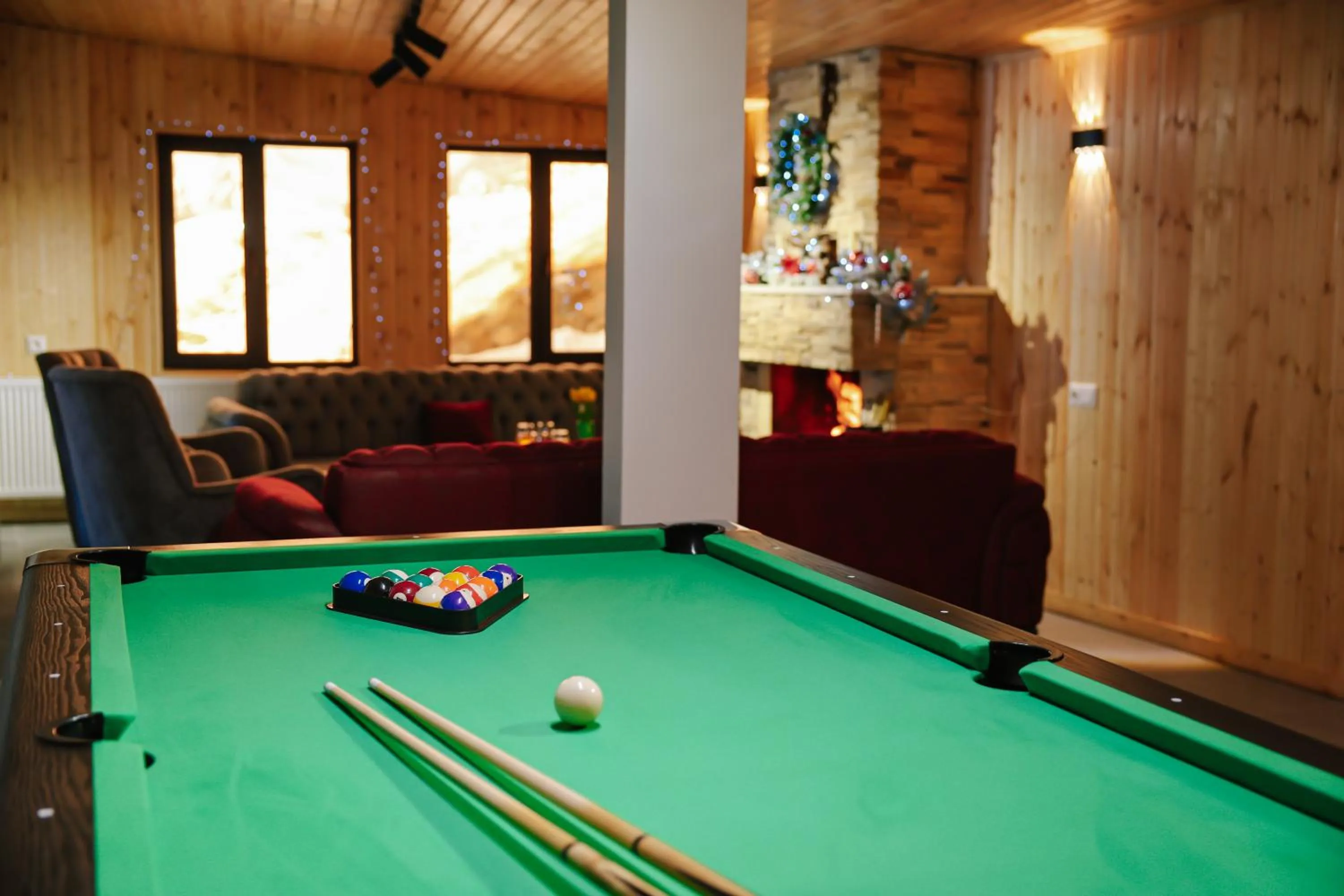 Billiard in Dandelion Hotel Gudauri