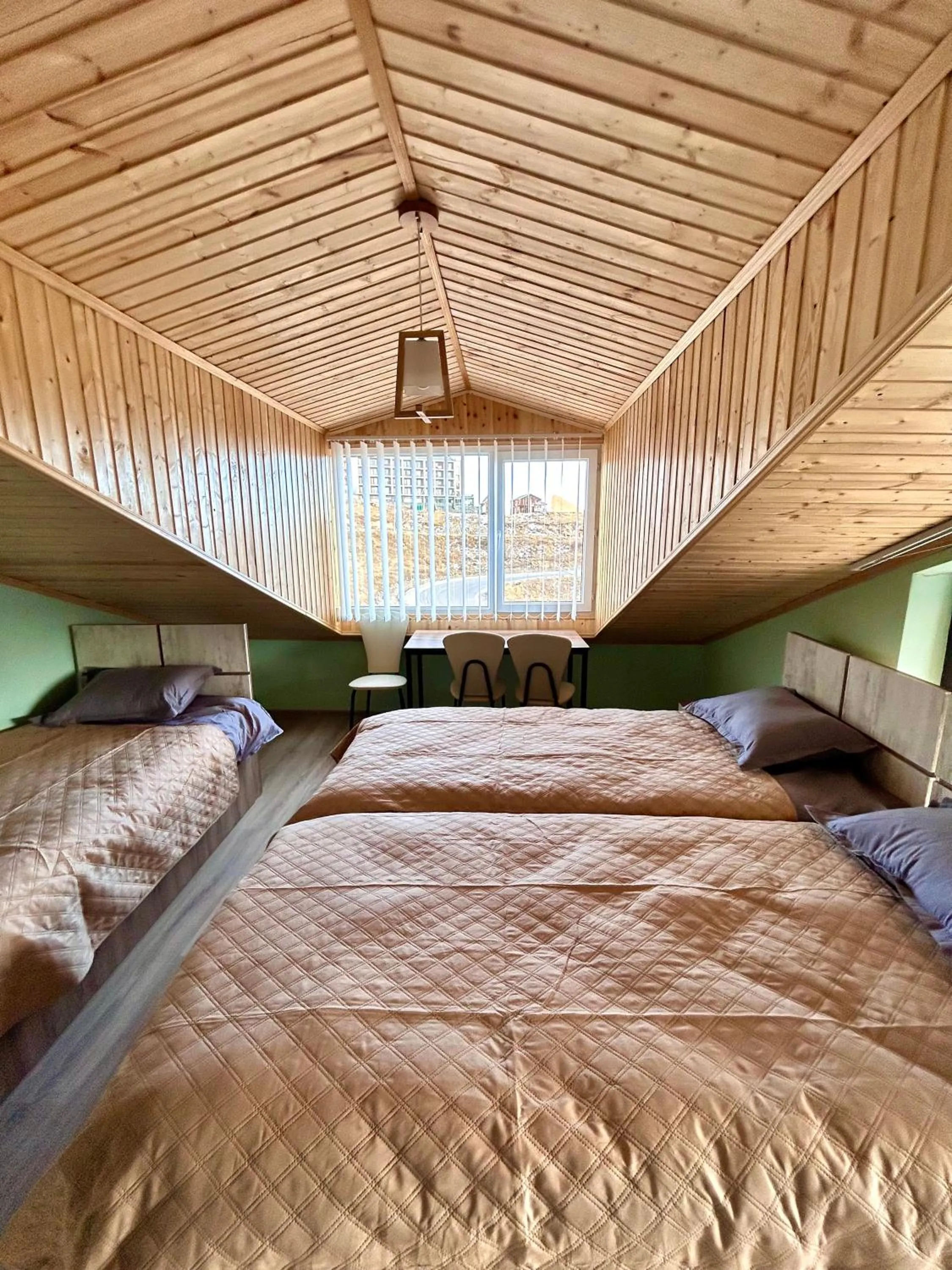 Photo of the whole room, Bed in Dandelion Hotel Gudauri