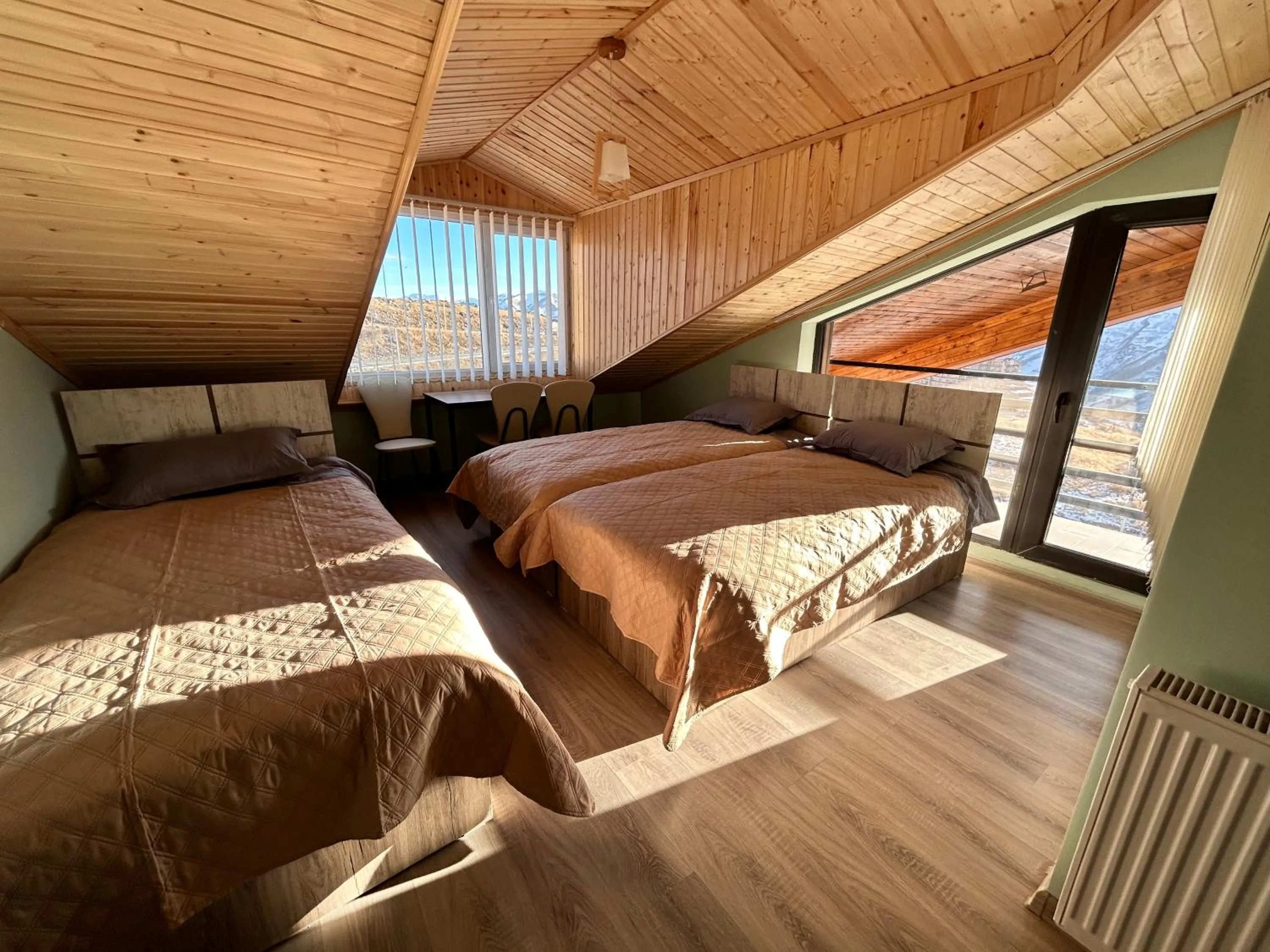 Bed in Dandelion Hotel Gudauri