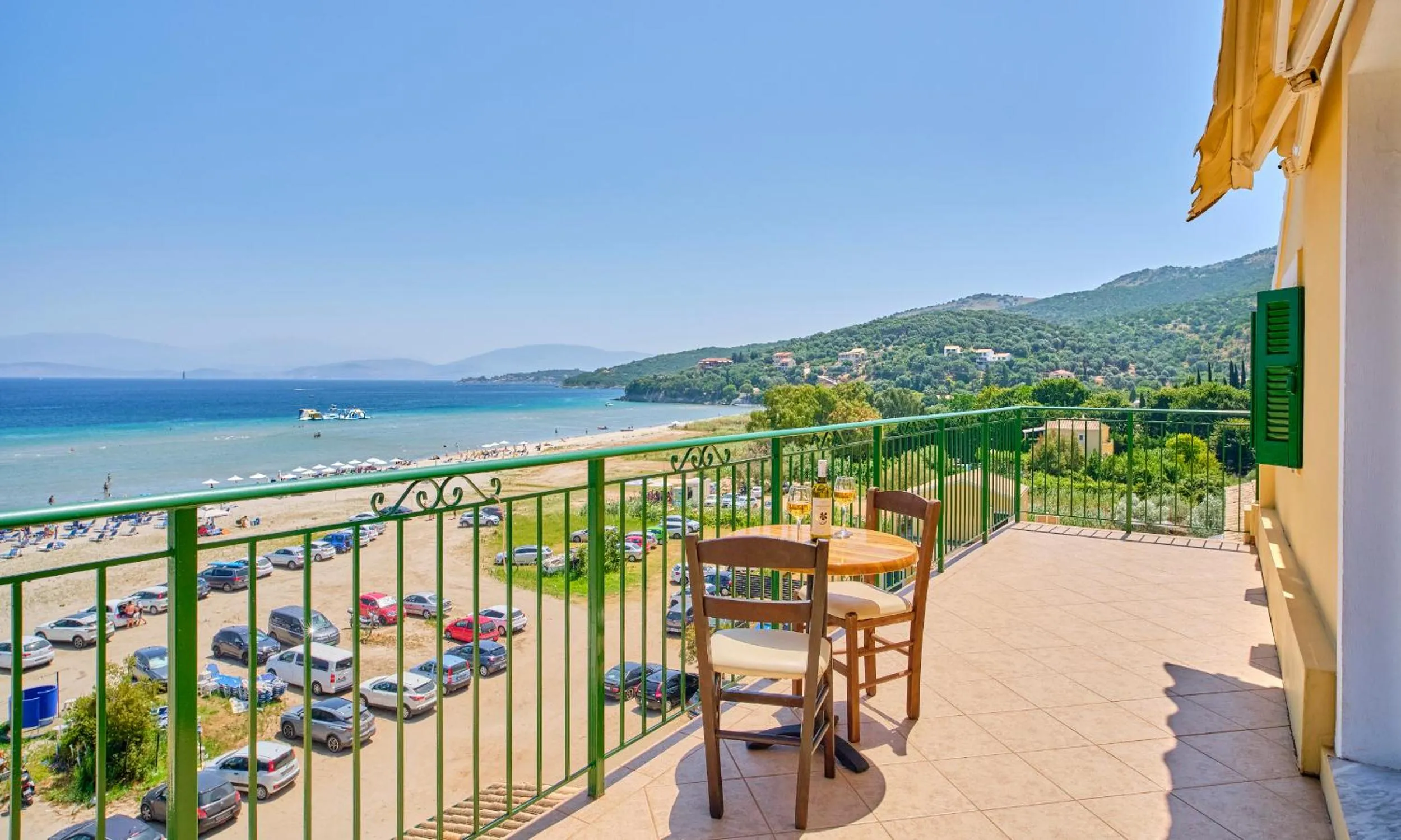 Balcony/Terrace in Nikos Kalamaki Corfu