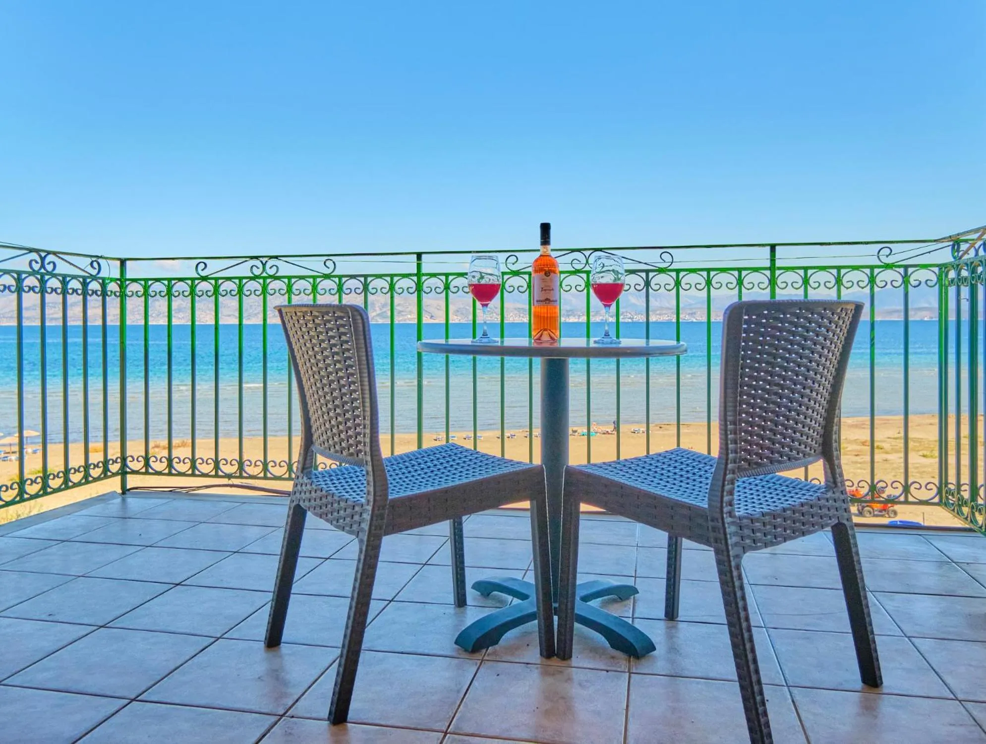 Natural landscape in Nikos Kalamaki Corfu