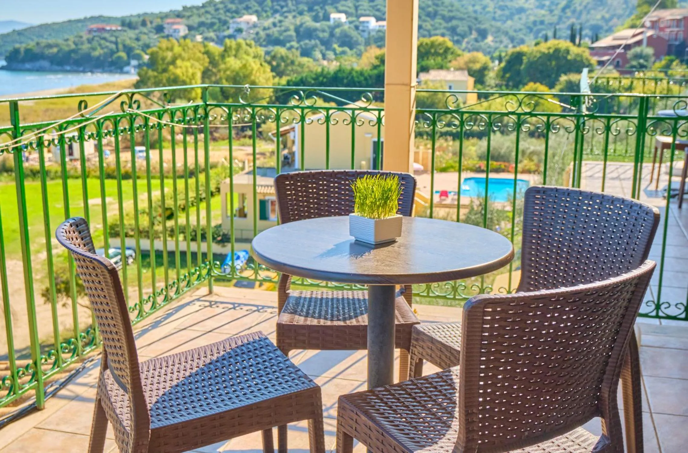 Day in Nikos Kalamaki Corfu