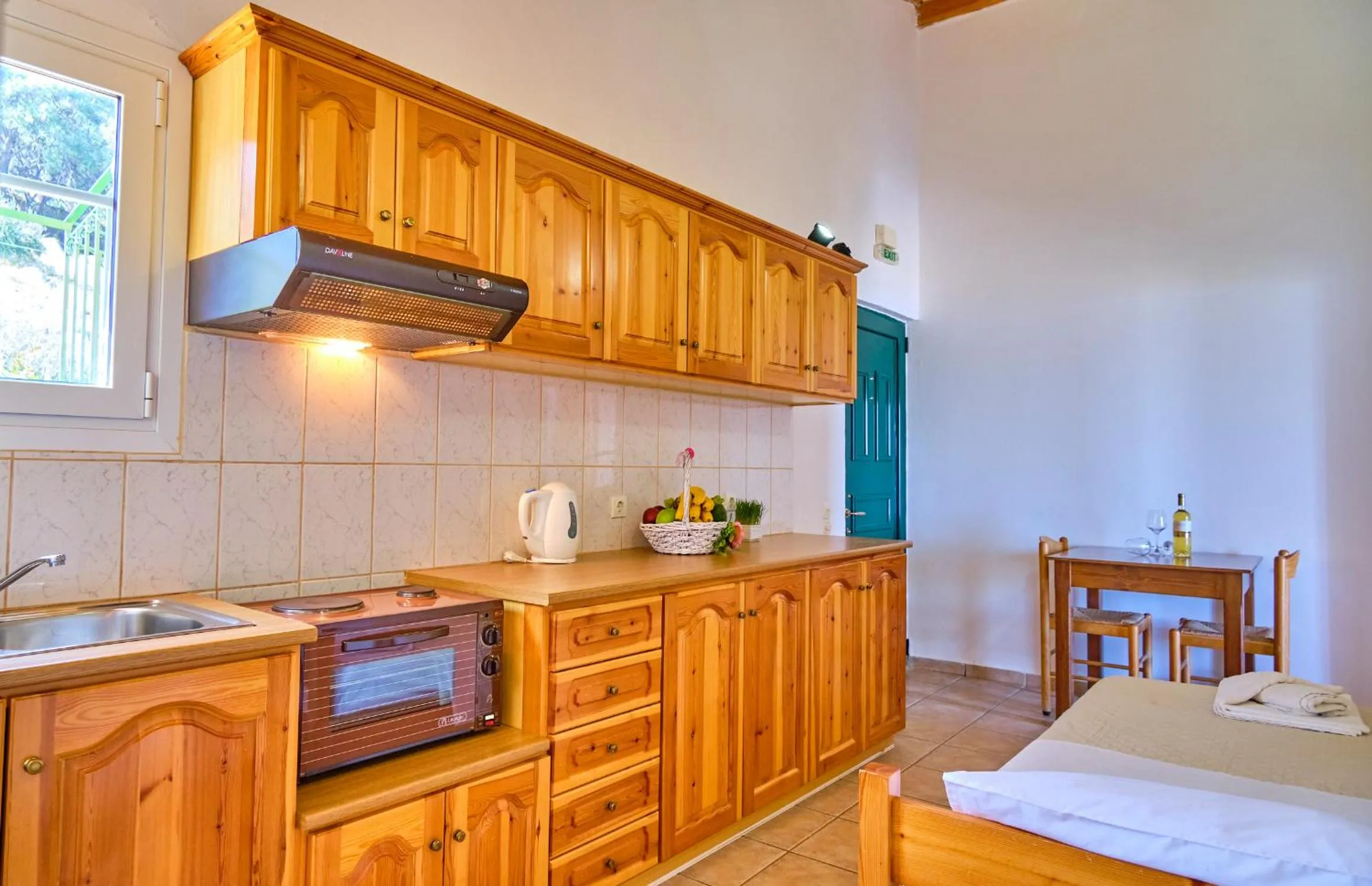 Bed in Nikos Kalamaki Corfu