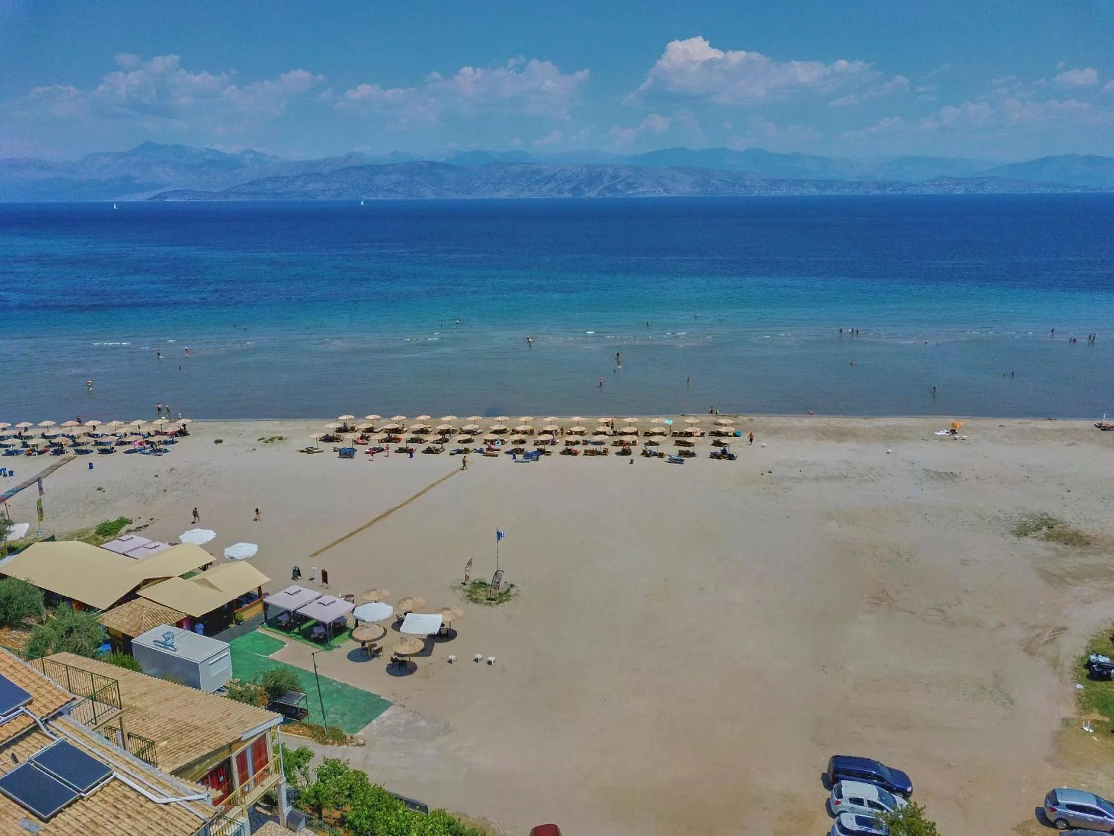Natural landscape in Nikos Kalamaki Corfu