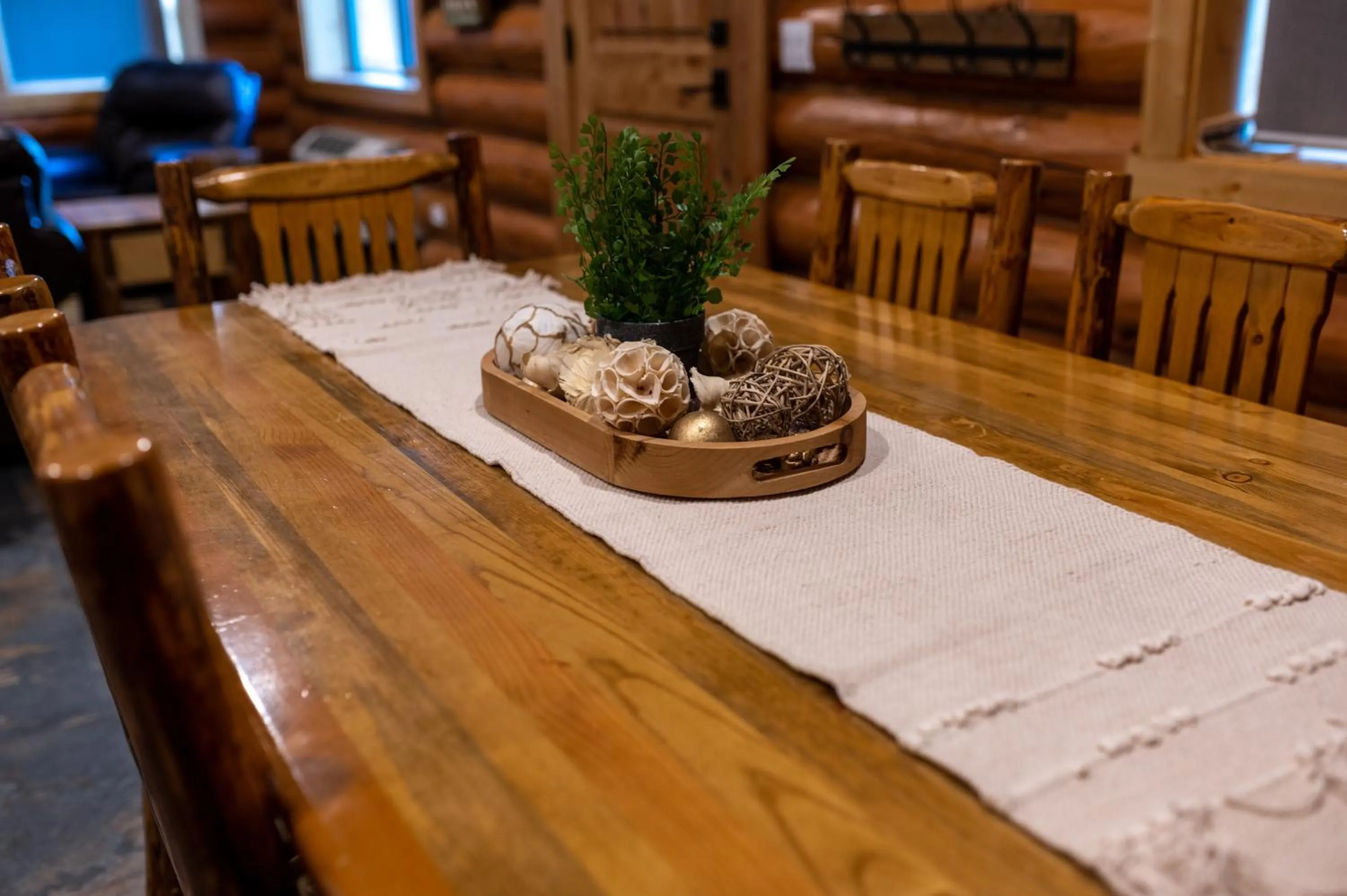 Dining area in North Haven Campground