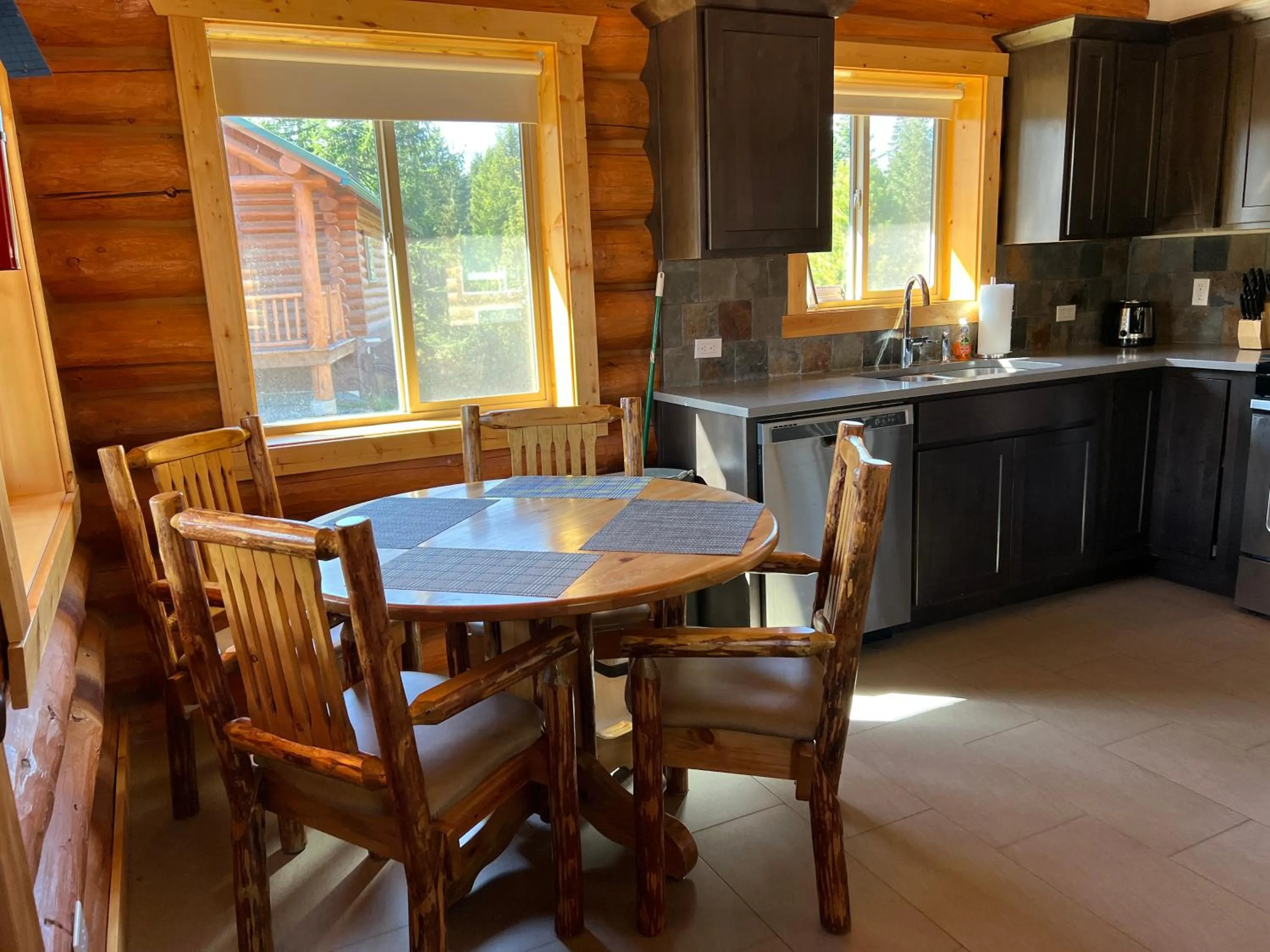 Dining area in North Haven Campground