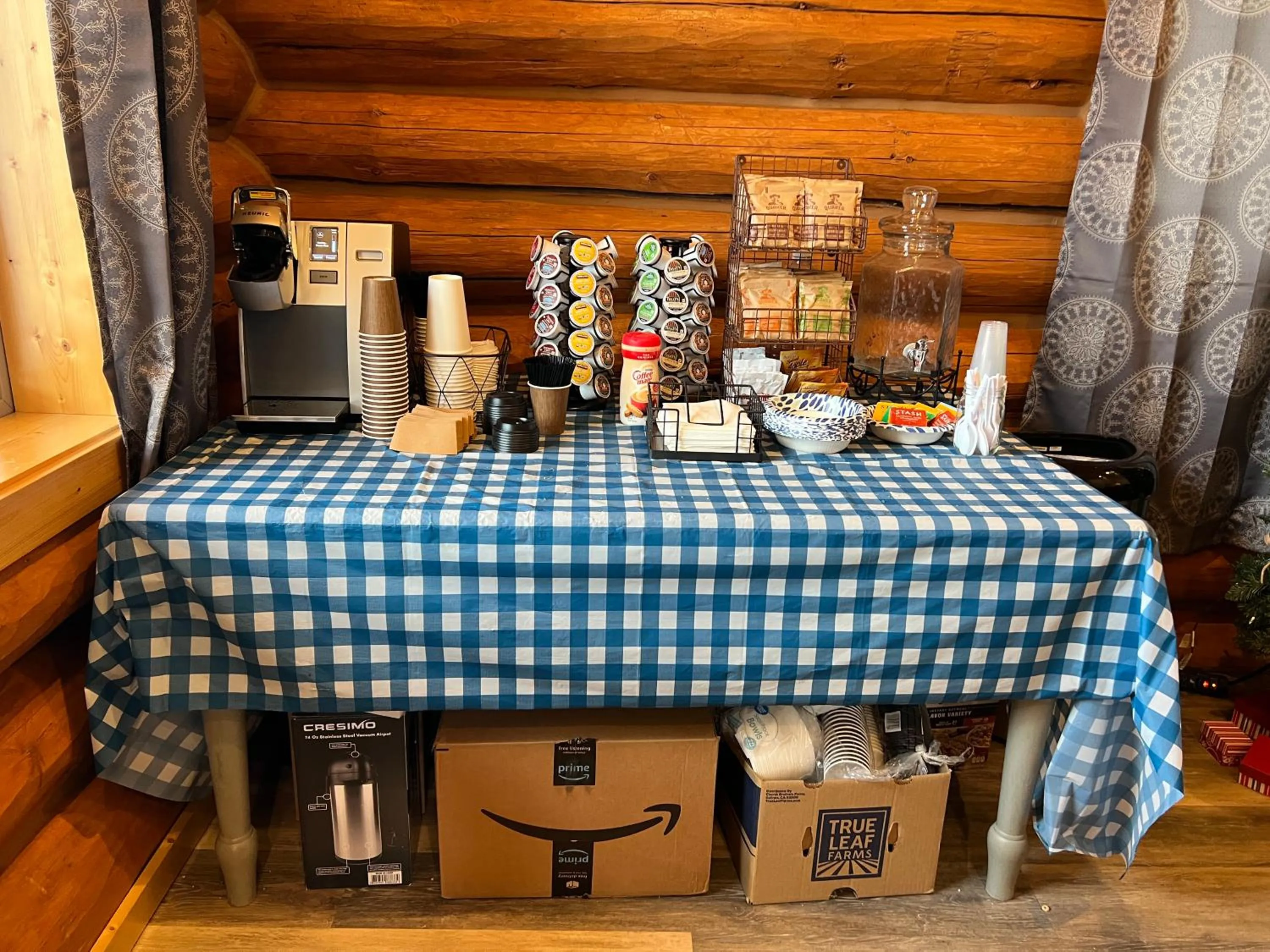 Coffee/tea facilities in North Haven Campground