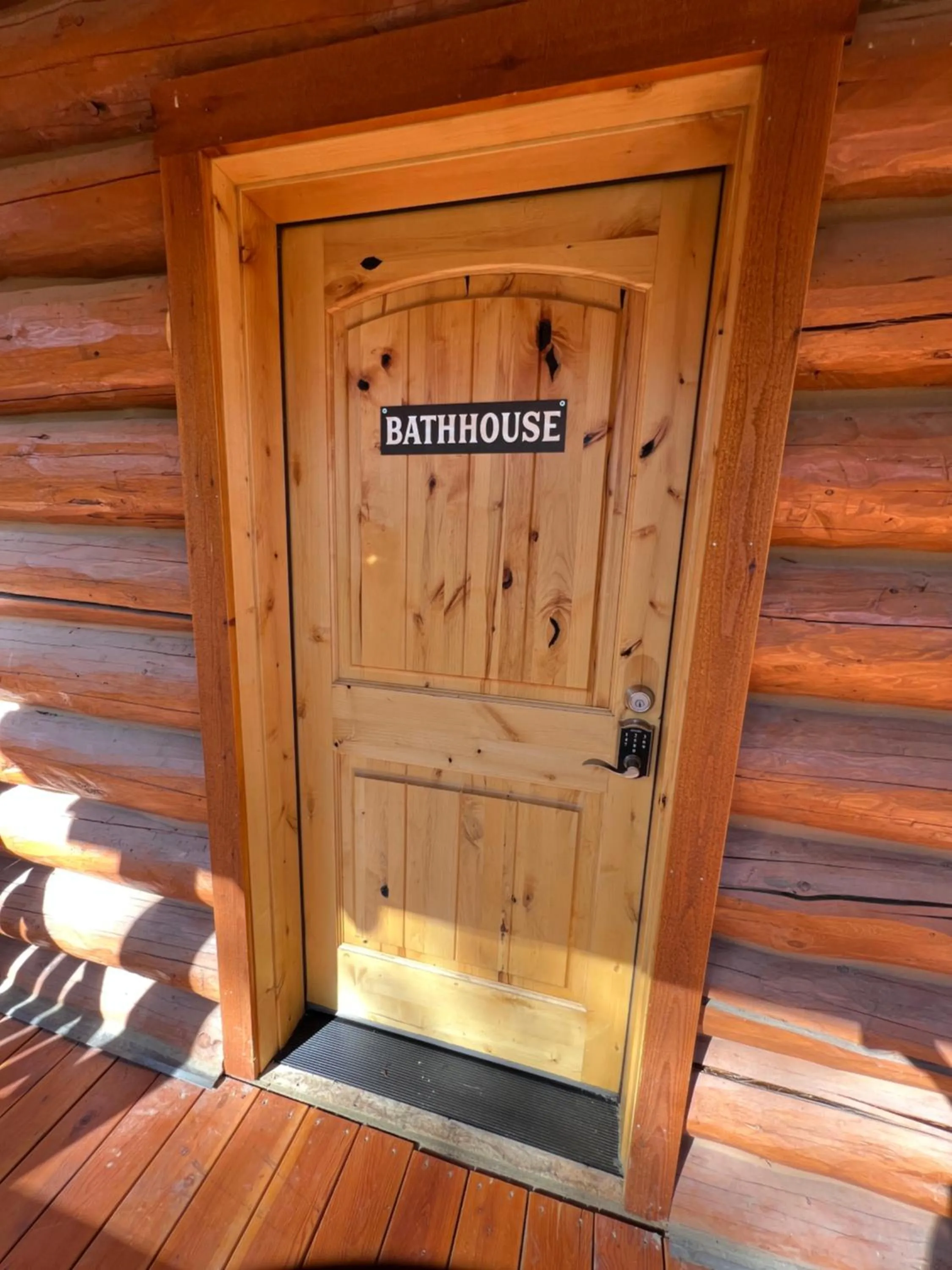 Public Bath in North Haven Campground