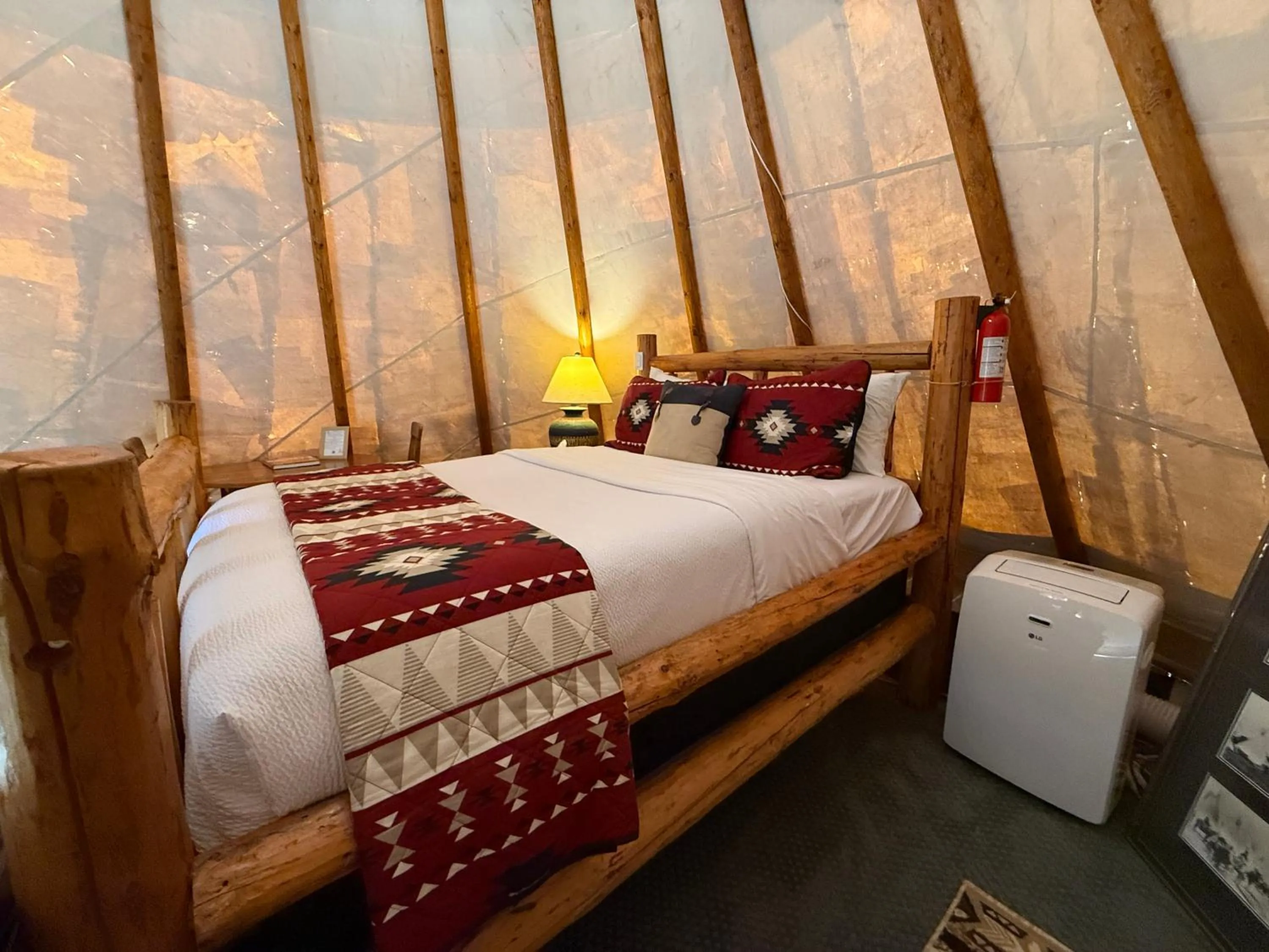 Bed in North Haven Campground