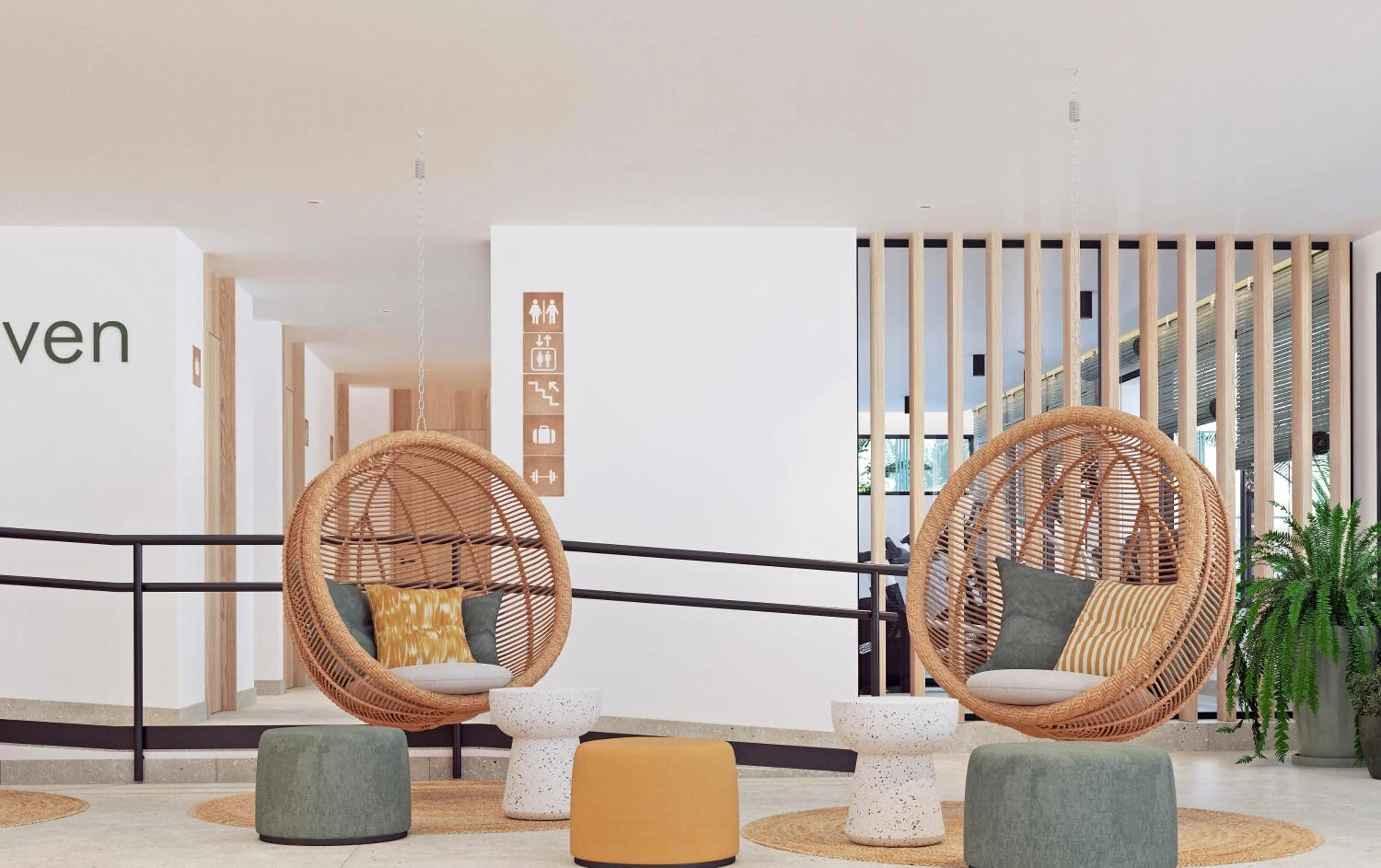 Living room in Tangerine by Honne Hotels - Adults Only