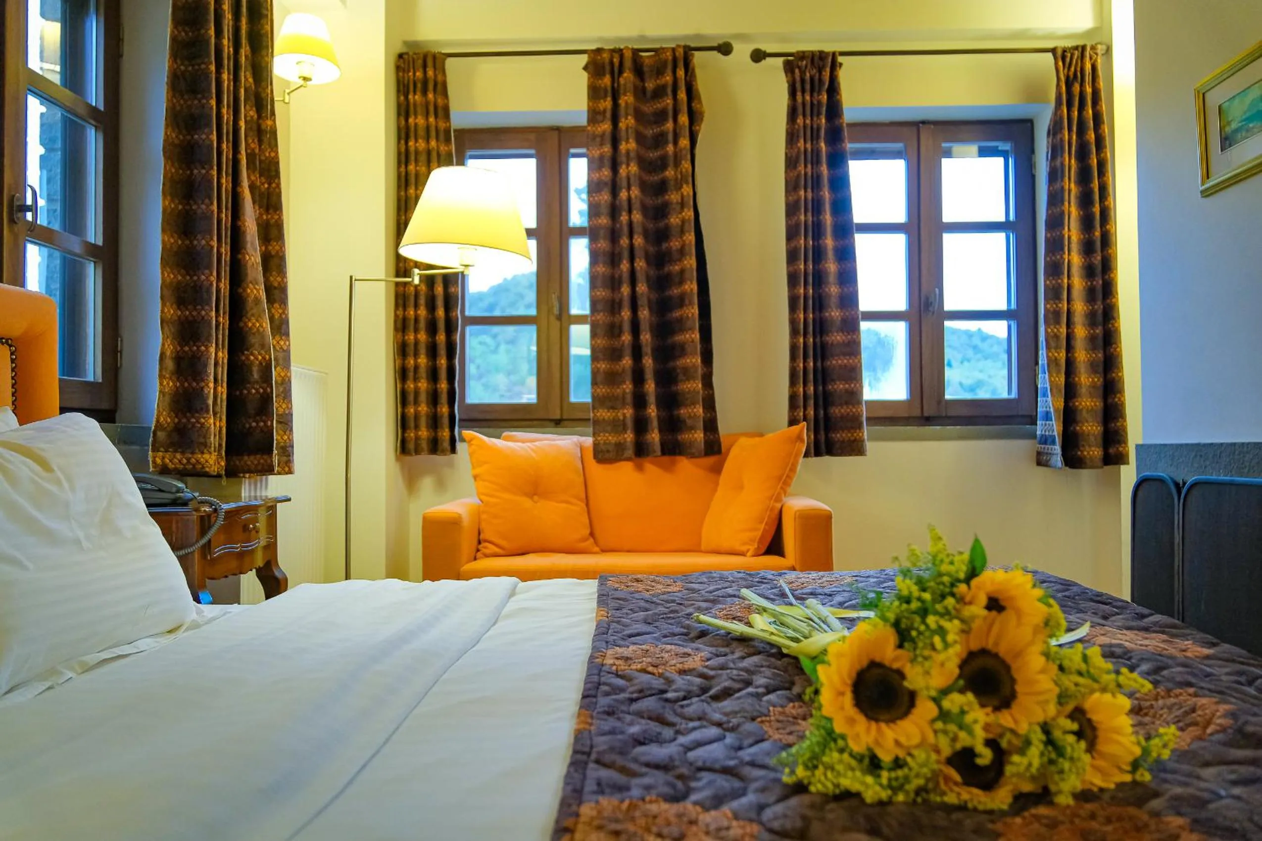 Living room, Bed in Kipi Mountain Resort