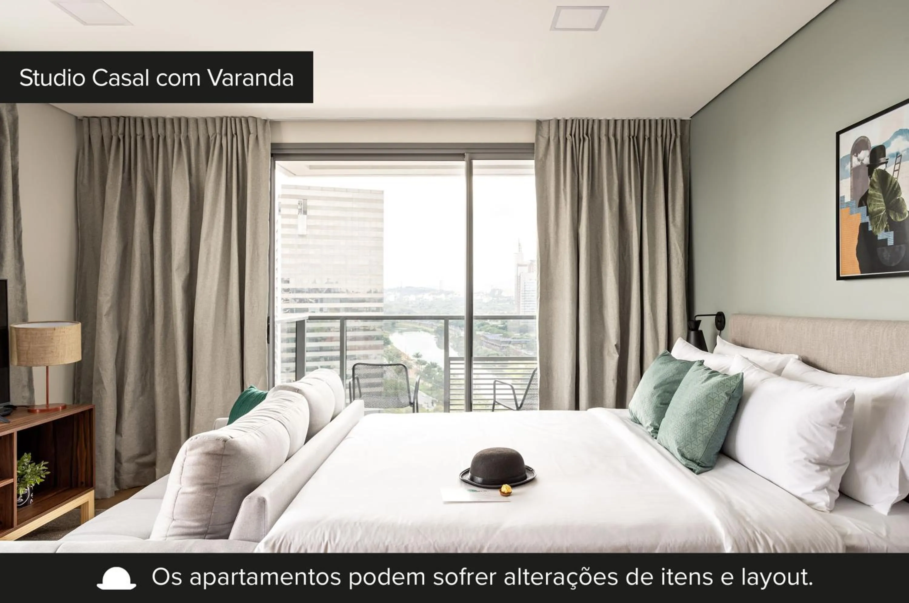 Bed in Charlie Jockey Pinheiros