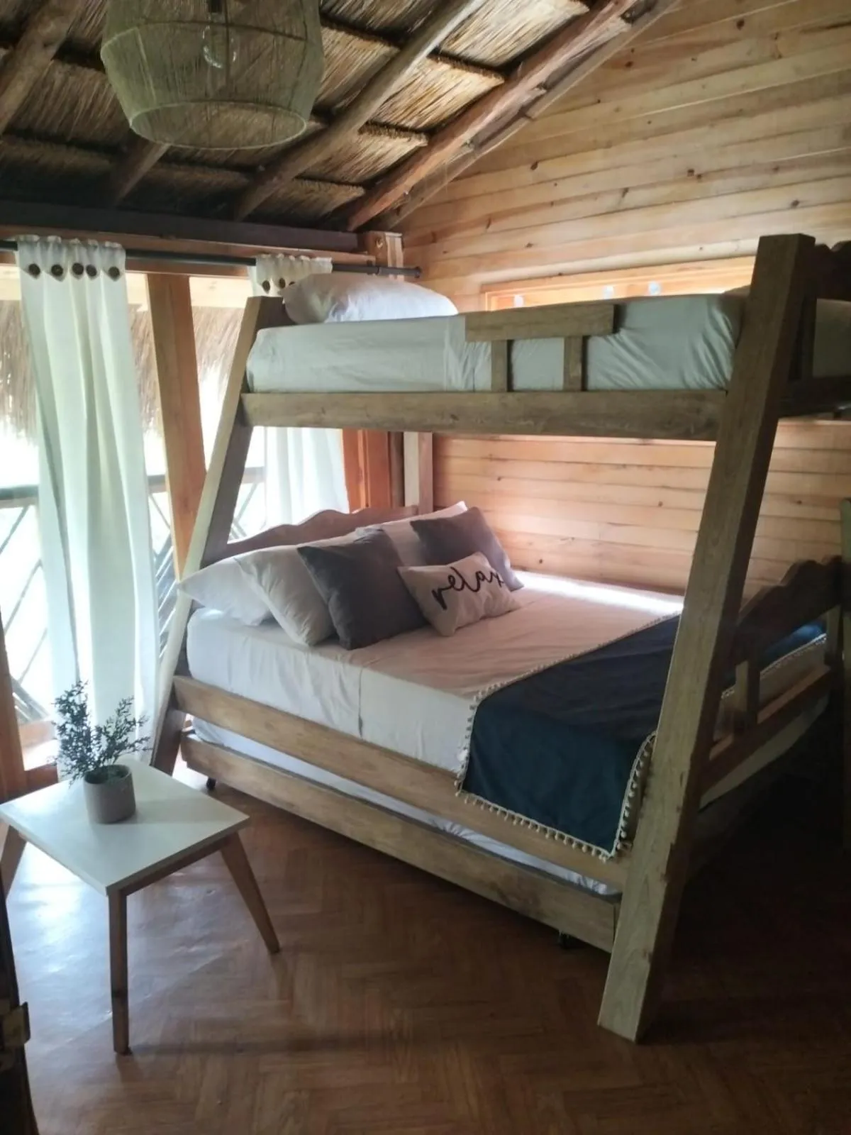 Bed in Cristal Blue Barú