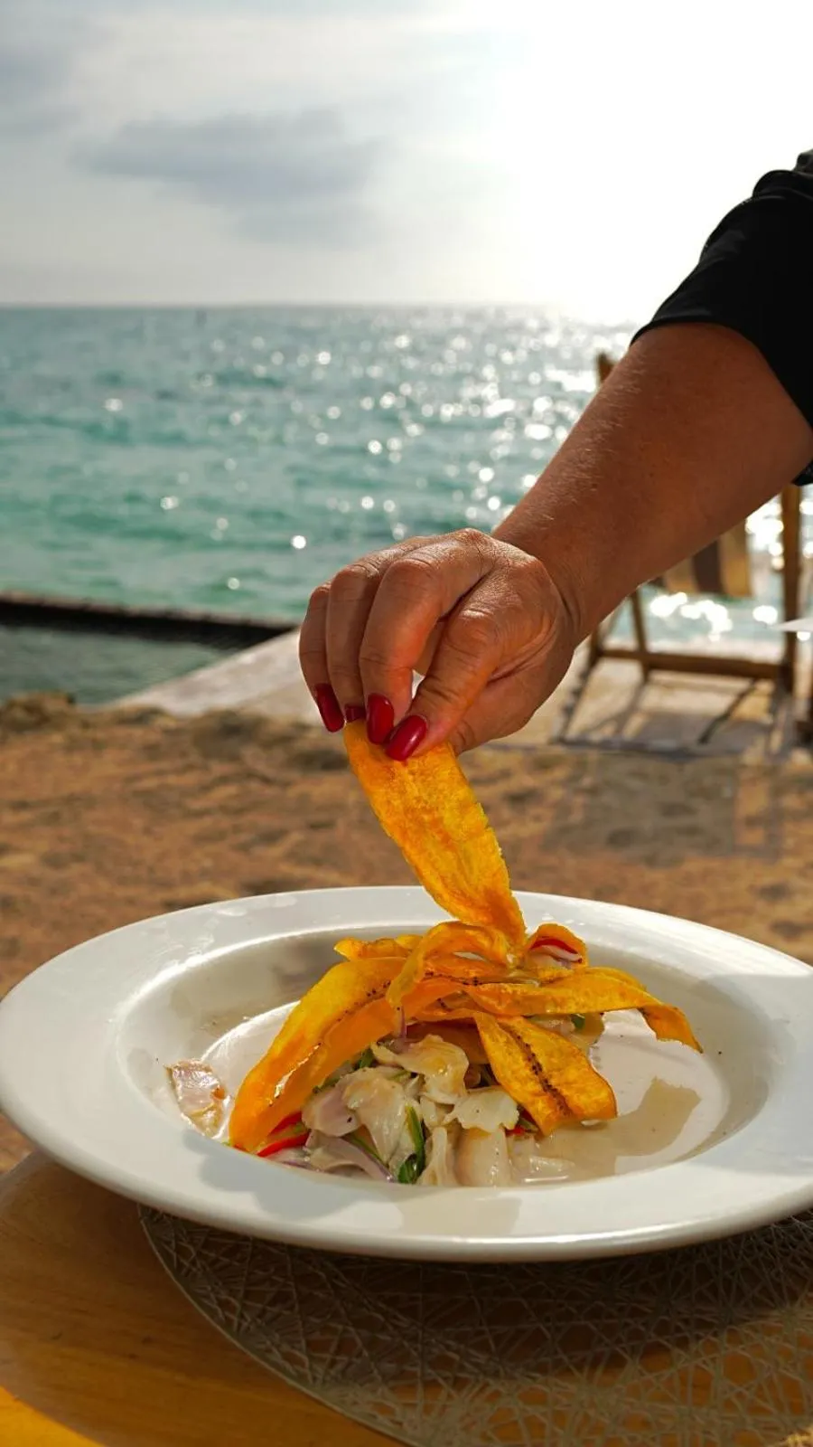 Restaurant/places to eat in Cristal Blue Barú