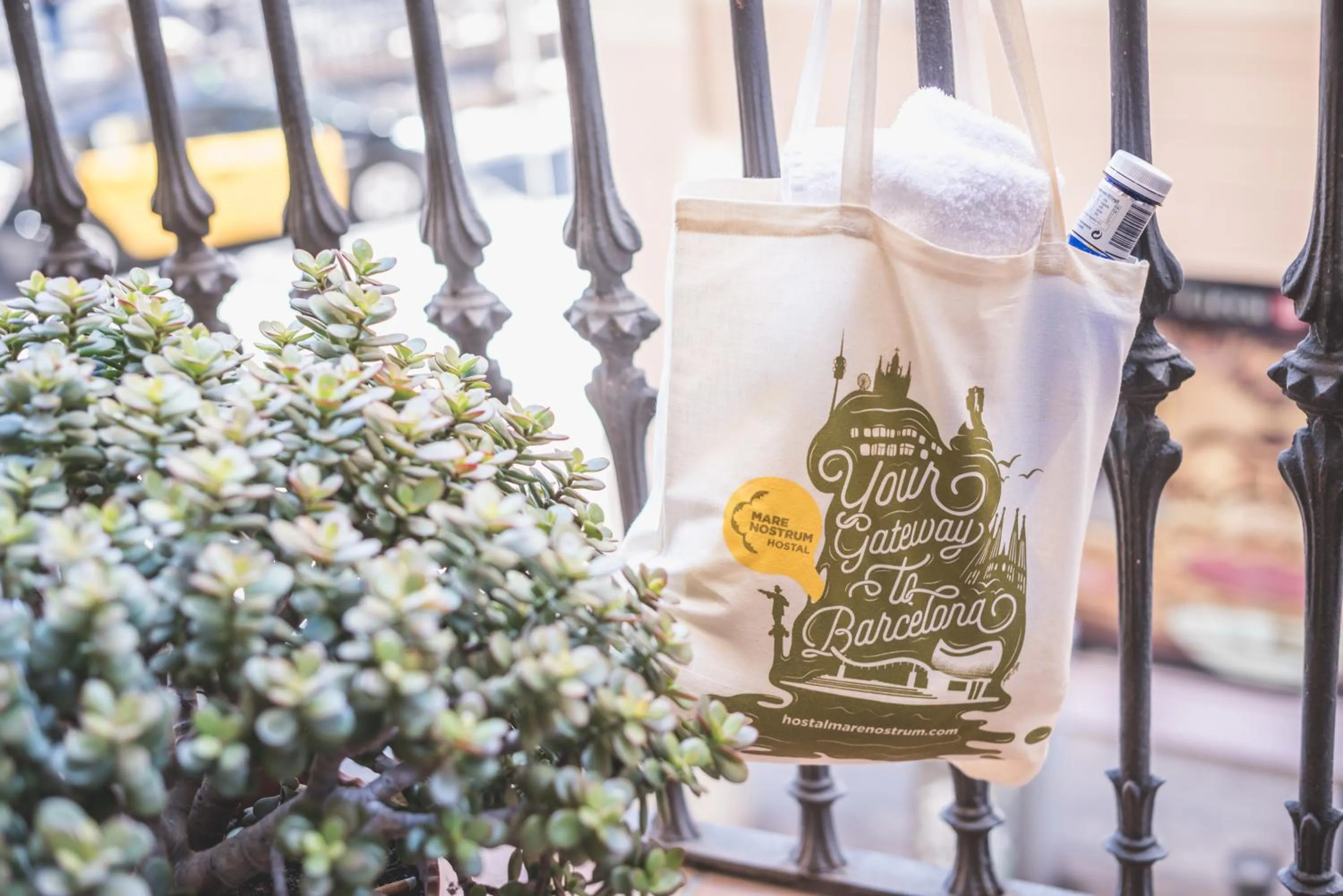 Balcony/Terrace in Hostal Marenostrum