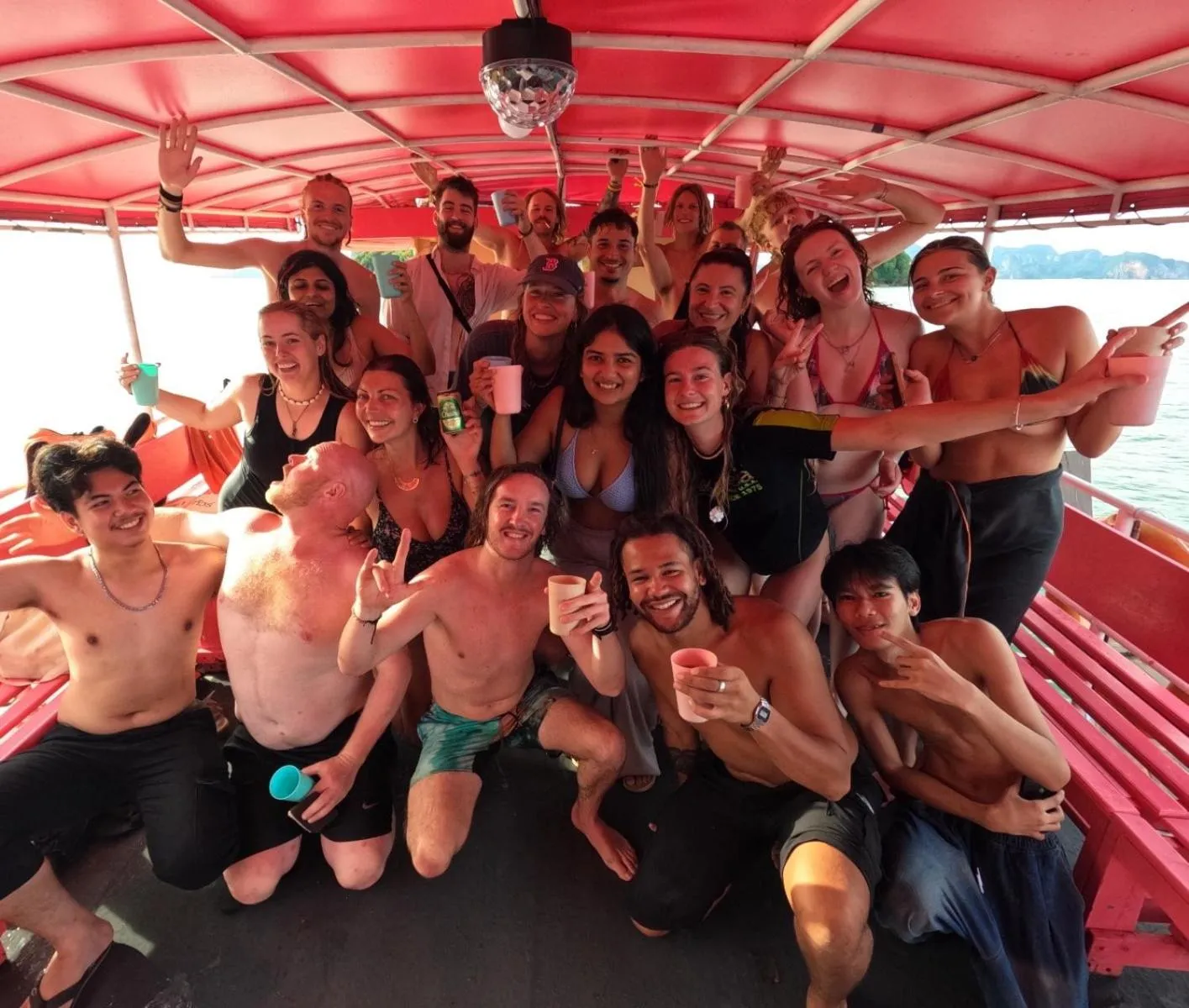 group of guests in KOKO Party Hostel 18-40